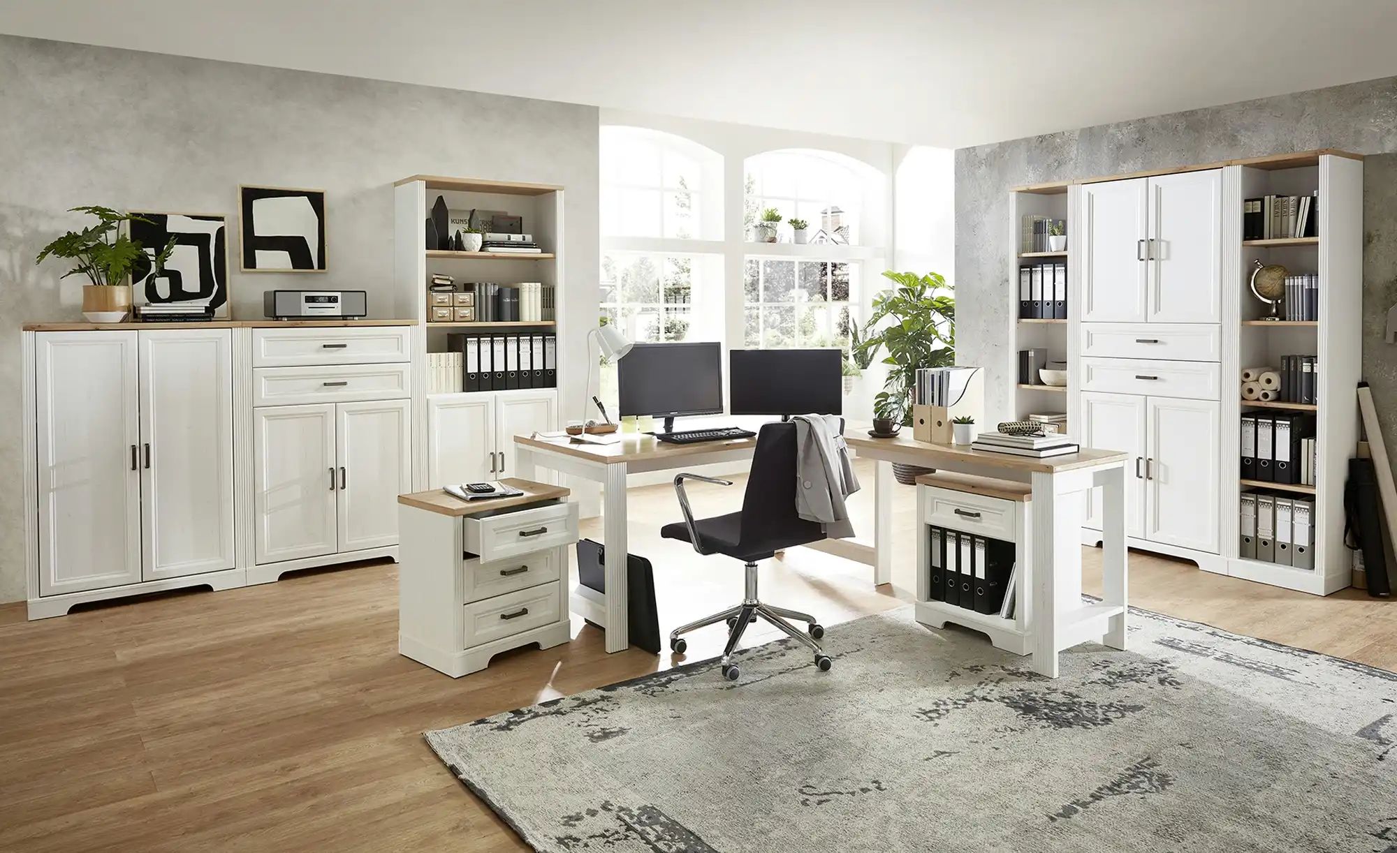 Regal  Varese ¦ weiß ¦ Maße (cm): B: 43 H: 204 T: 38.0 Regale > Büroregale günstig online kaufen