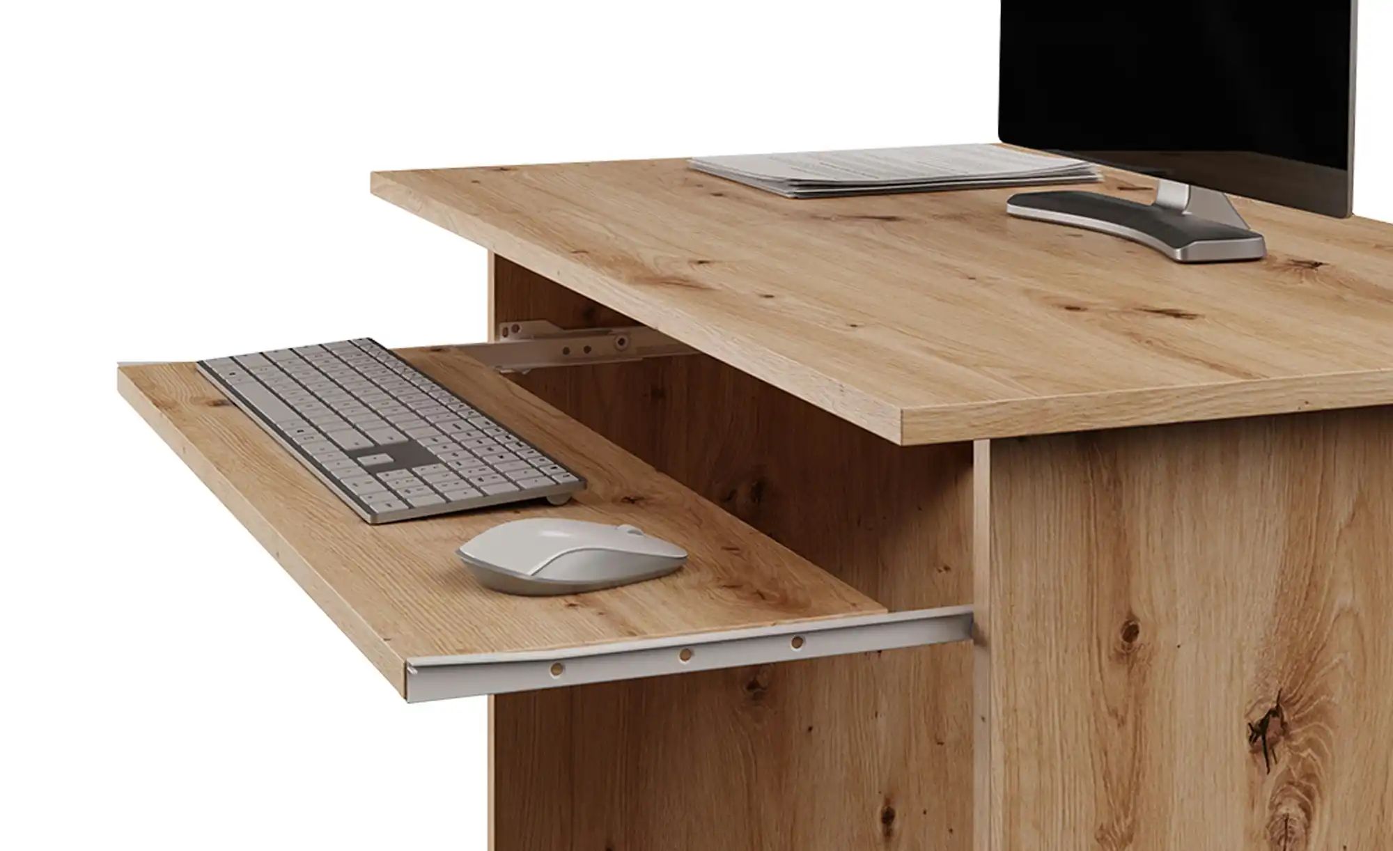Schreibtisch  Lune ¦ holzfarben ¦ Maße (cm): B: 82 H: 74 T: 51.0 Tische > C günstig online kaufen