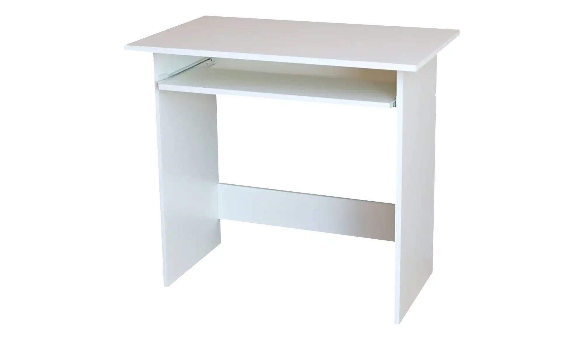 Schreibtisch  Lune ¦ weiß ¦ Maße (cm): B: 82 H: 74 T: 51.0 Tische > Compute günstig online kaufen