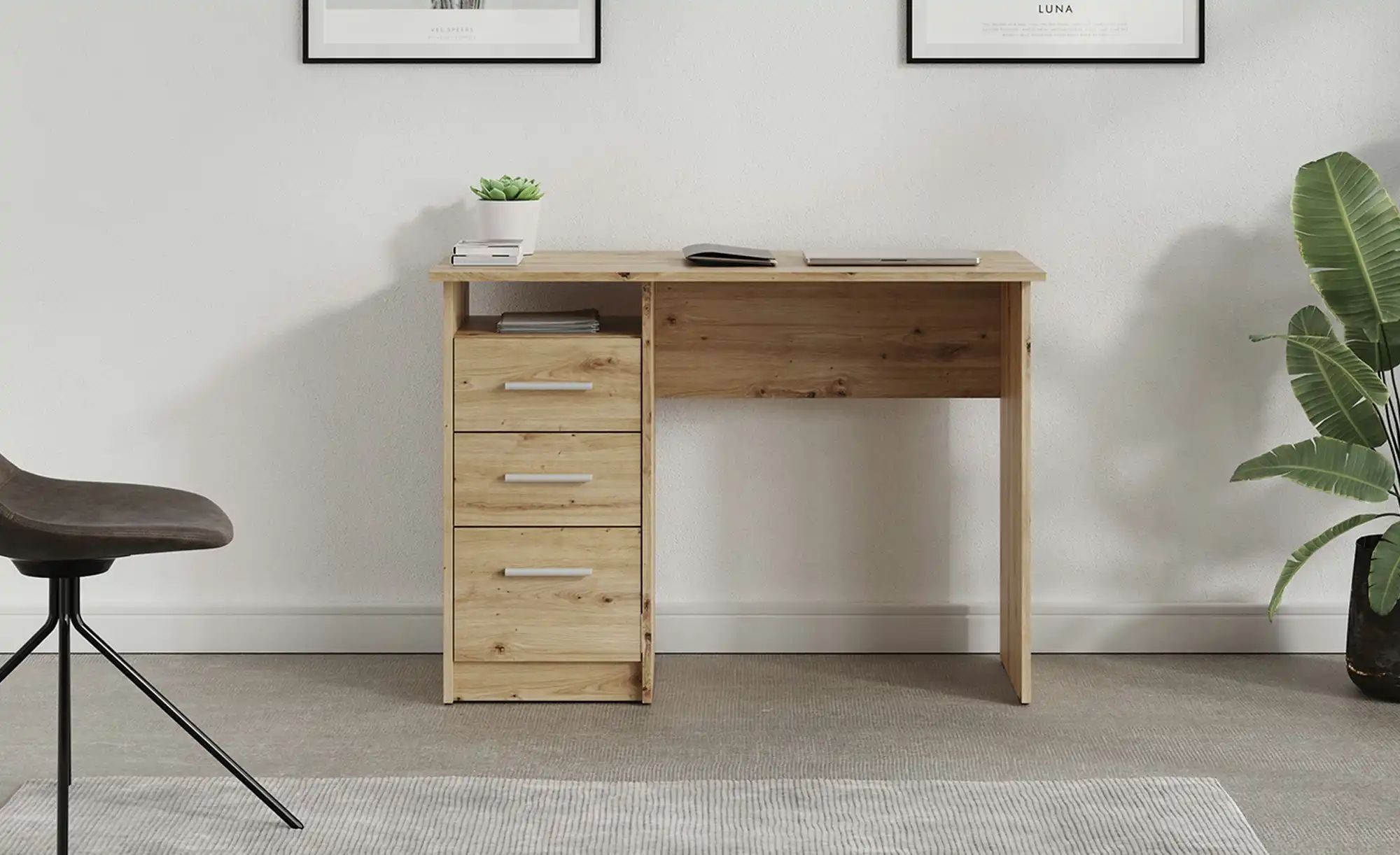 Schreibtisch  Lauter ¦ holzfarben ¦ Maße (cm): B: 105 H: 77 T: 52.0 Tische günstig online kaufen