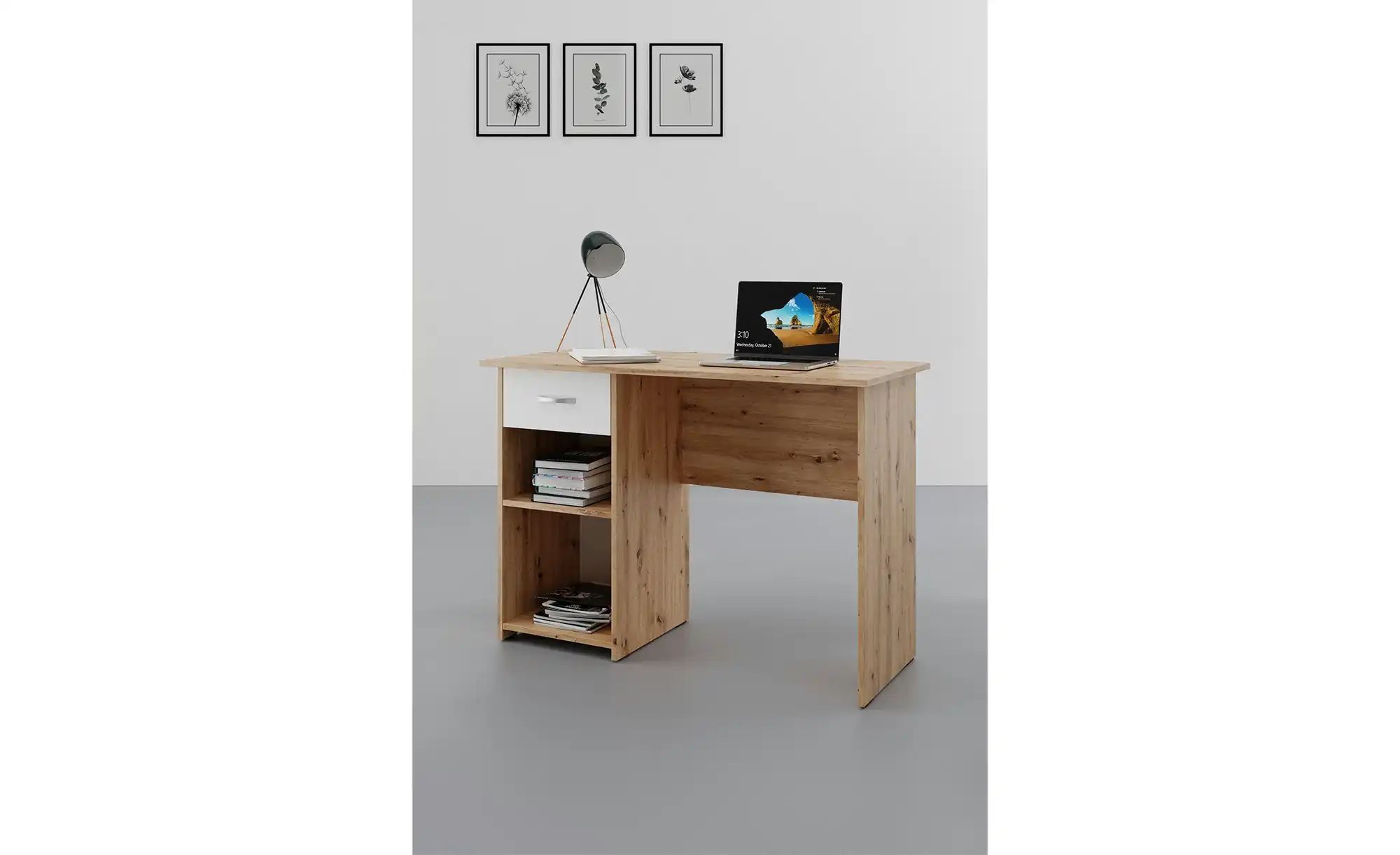 Thumbnail - Schreibtisch  Lieser ¦ holzfarben ¦ Maße (cm): B: 110 H: 76,4 T: 50.0 Tische > Computertische - Höffner