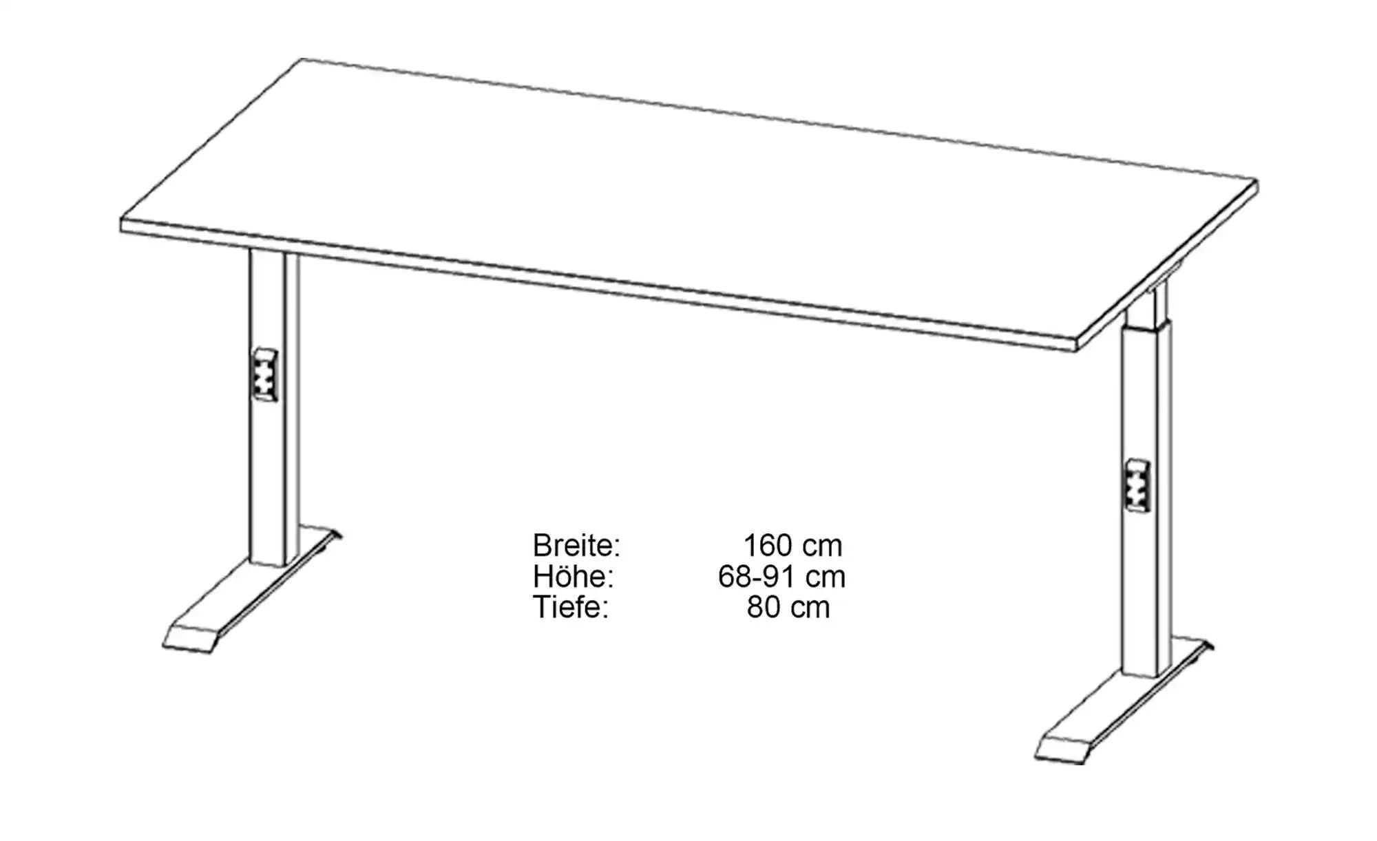 Thumbnail - Schreibtisch  Arlau ¦ holzfarben ¦ Maße (cm): B: 160 H: 68 T: 80.0 Tische > Schreibtische - Höffner