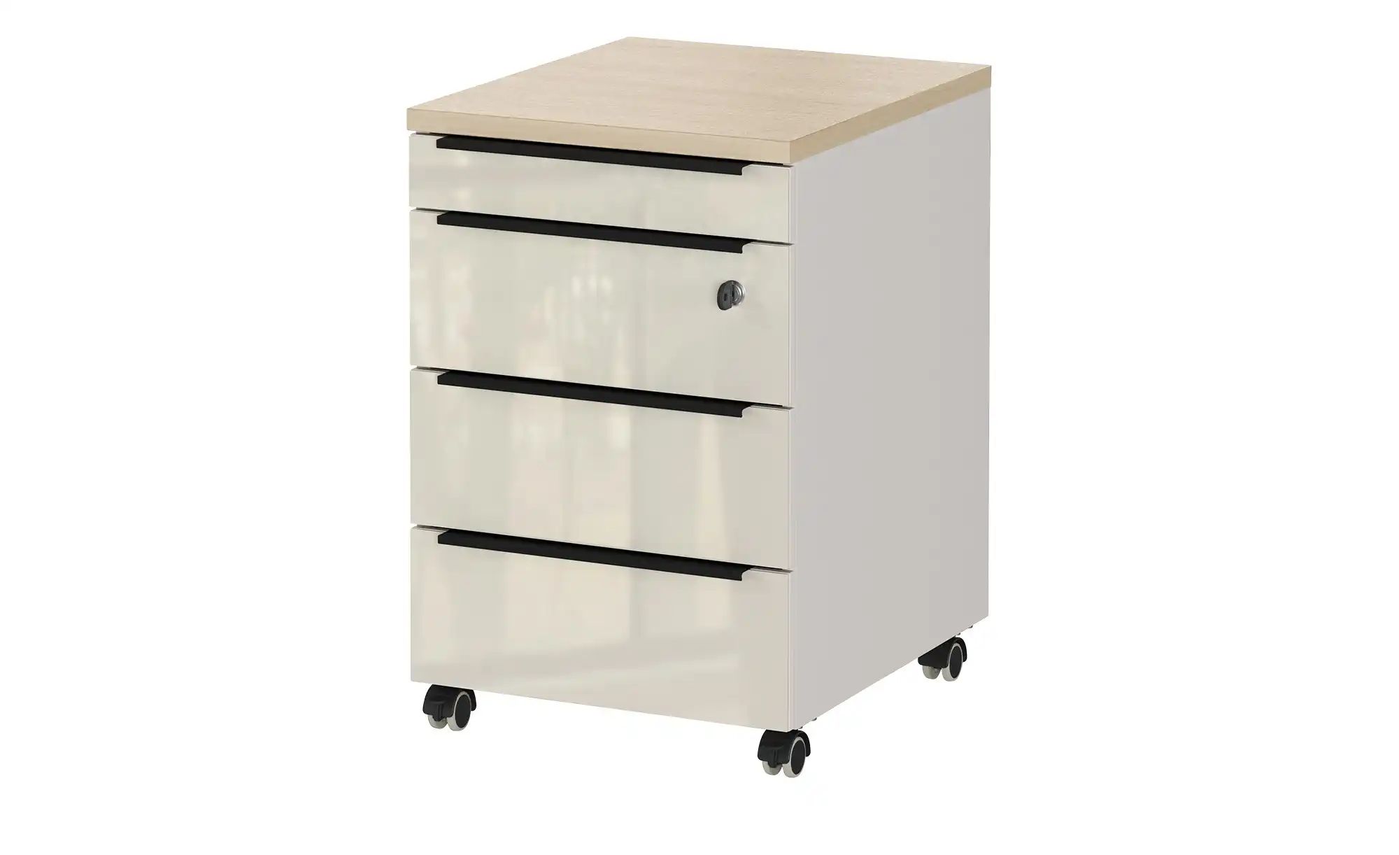 Rollcontainer  Arlau  beige  Maße (cm): B: 42 H: 63 T: 60.0 | 04005949444904