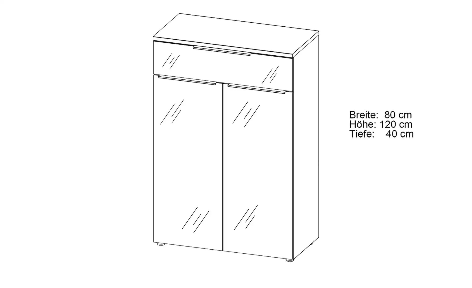 Aktenschrank  Arlau ¦ beige ¦ Maße (cm): B: 81 H: 120 T: 40.0 Schränke > Ak günstig online kaufen