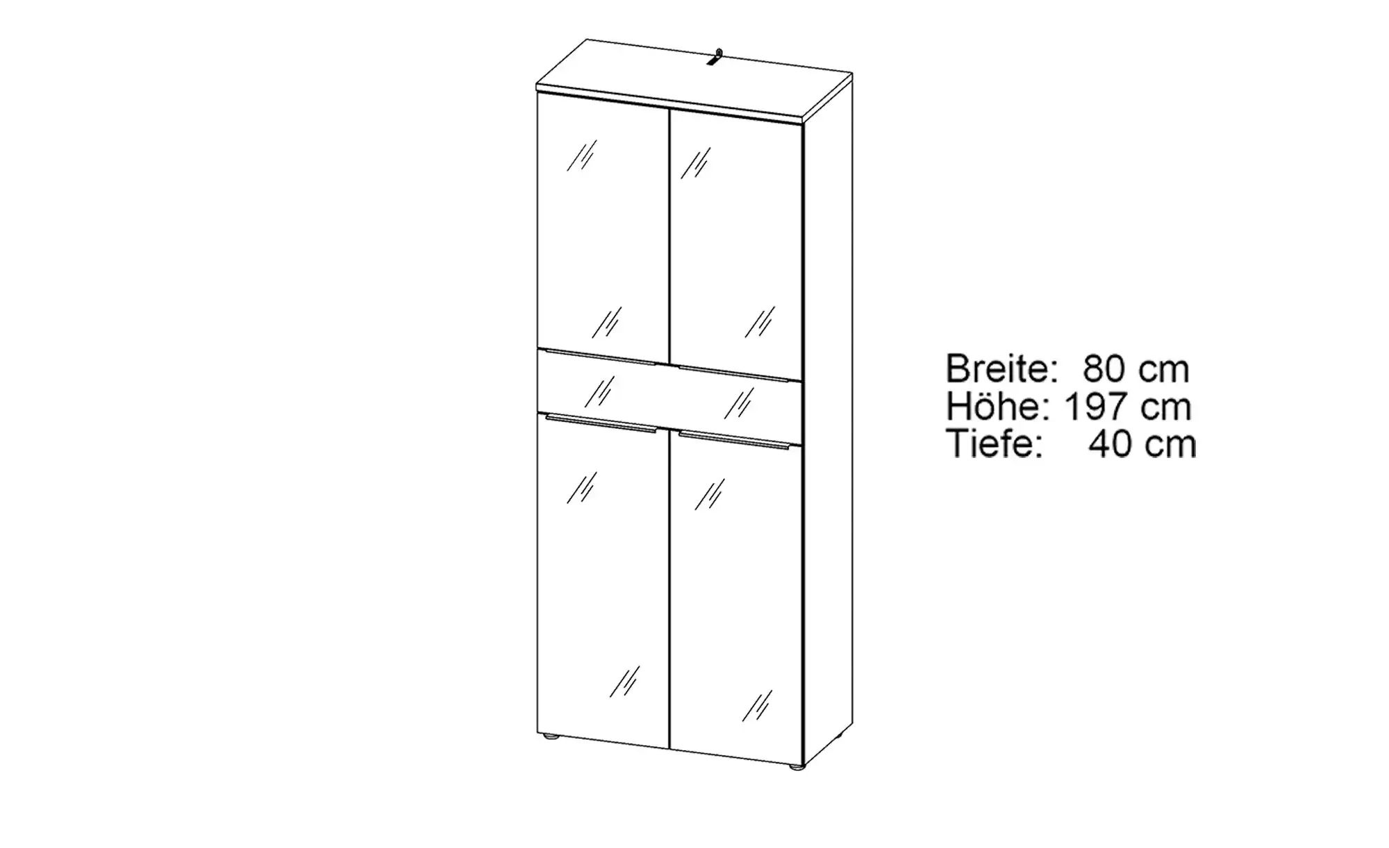 Aktenschrank  Arlau ¦ beige ¦ Maße (cm): B: 81 H: 197 T: 40.0 Schränke > Ak günstig online kaufen