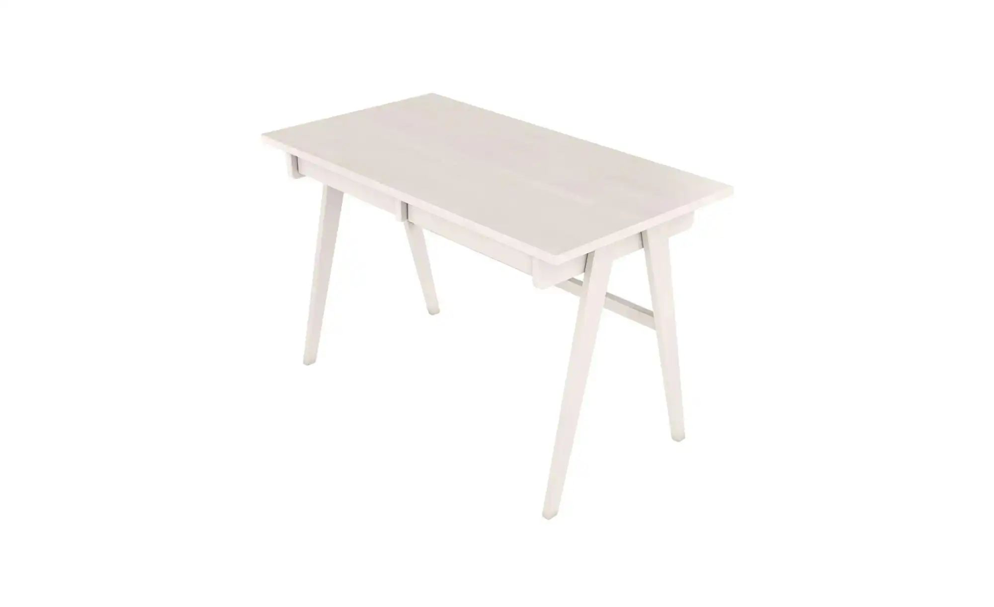 Schreibtisch   ¦ weiß ¦ Maße (cm): B: 120 H: 75,5 Tische > Schreibtische - günstig online kaufen