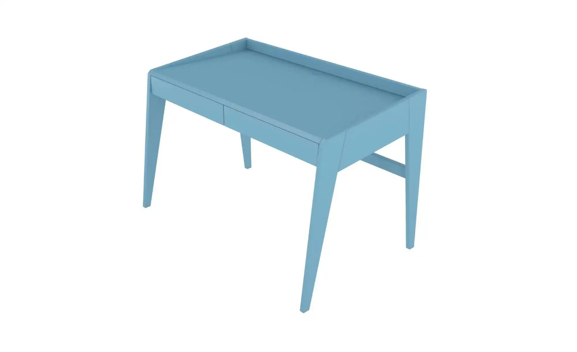 Schreibtisch   ¦ blau ¦ Maße (cm): B: 125 H: 81 Tische > Schreibtische - Hö günstig online kaufen