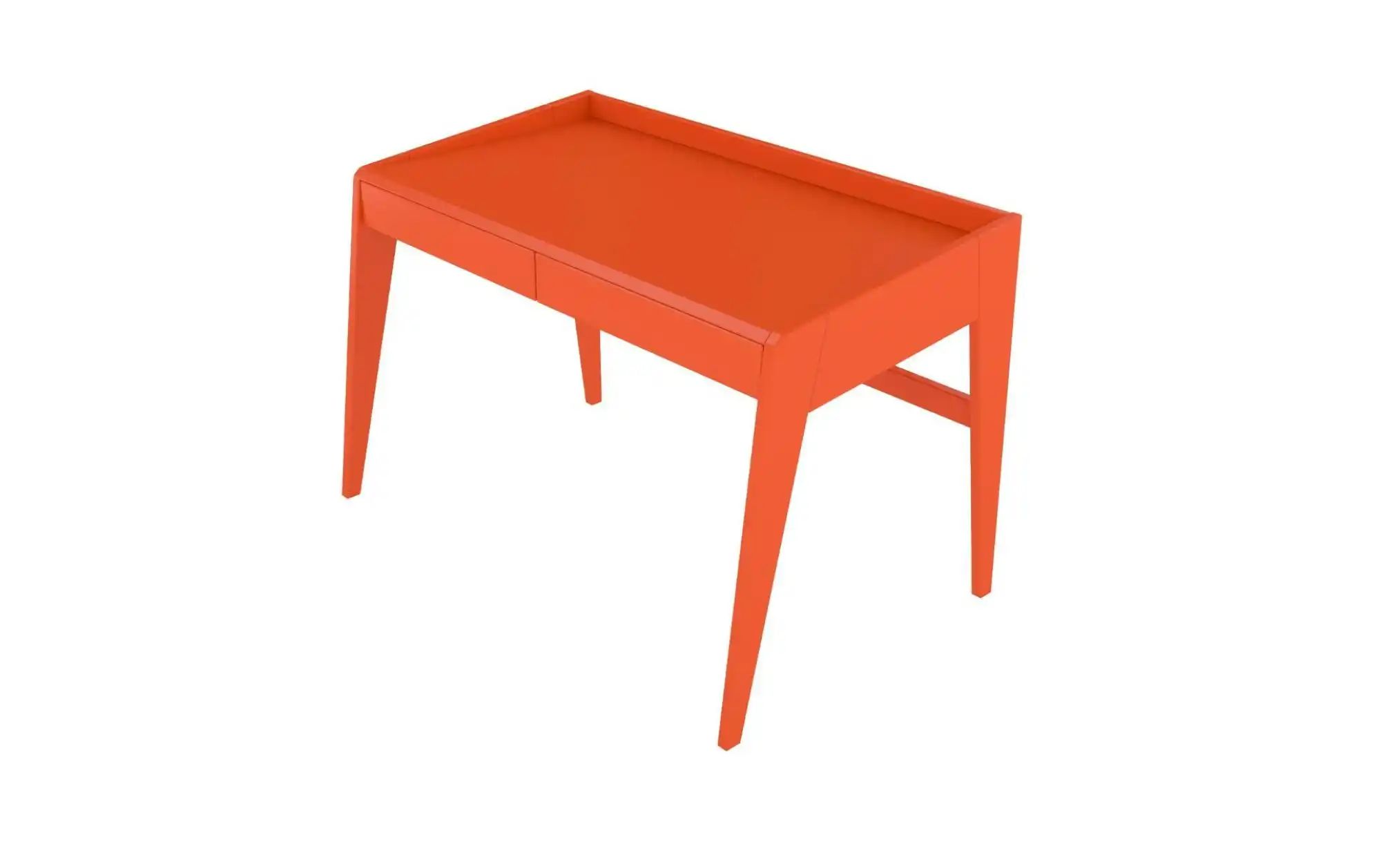 Schreibtisch   ¦ orange ¦ Maße (cm): B: 125 H: 81 Tische > Schreibtische - günstig online kaufen