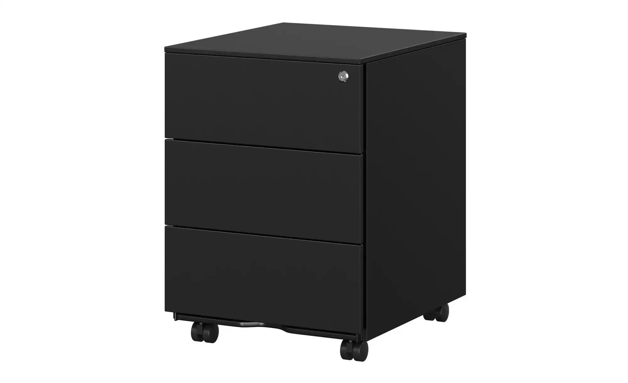 Rollcontainer   ¦ schwarz ¦ Maße (cm): B: 39 H: 53,8 Schränke > Container - günstig online kaufen
