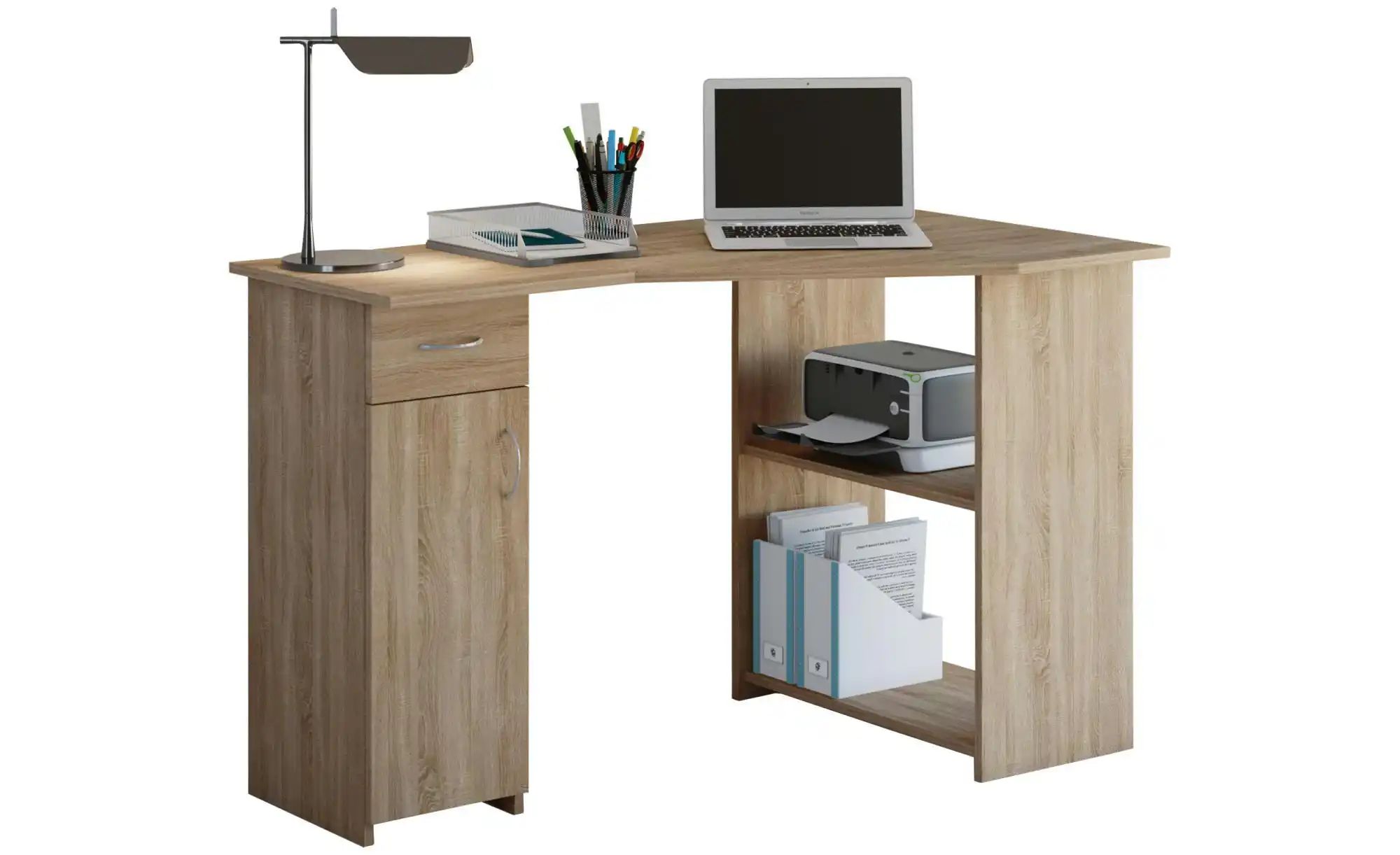 Eckschreibtisch  Linzia ¦ holzfarben ¦ Maße (cm): B: 118 H: 77 Tische > Sch günstig online kaufen