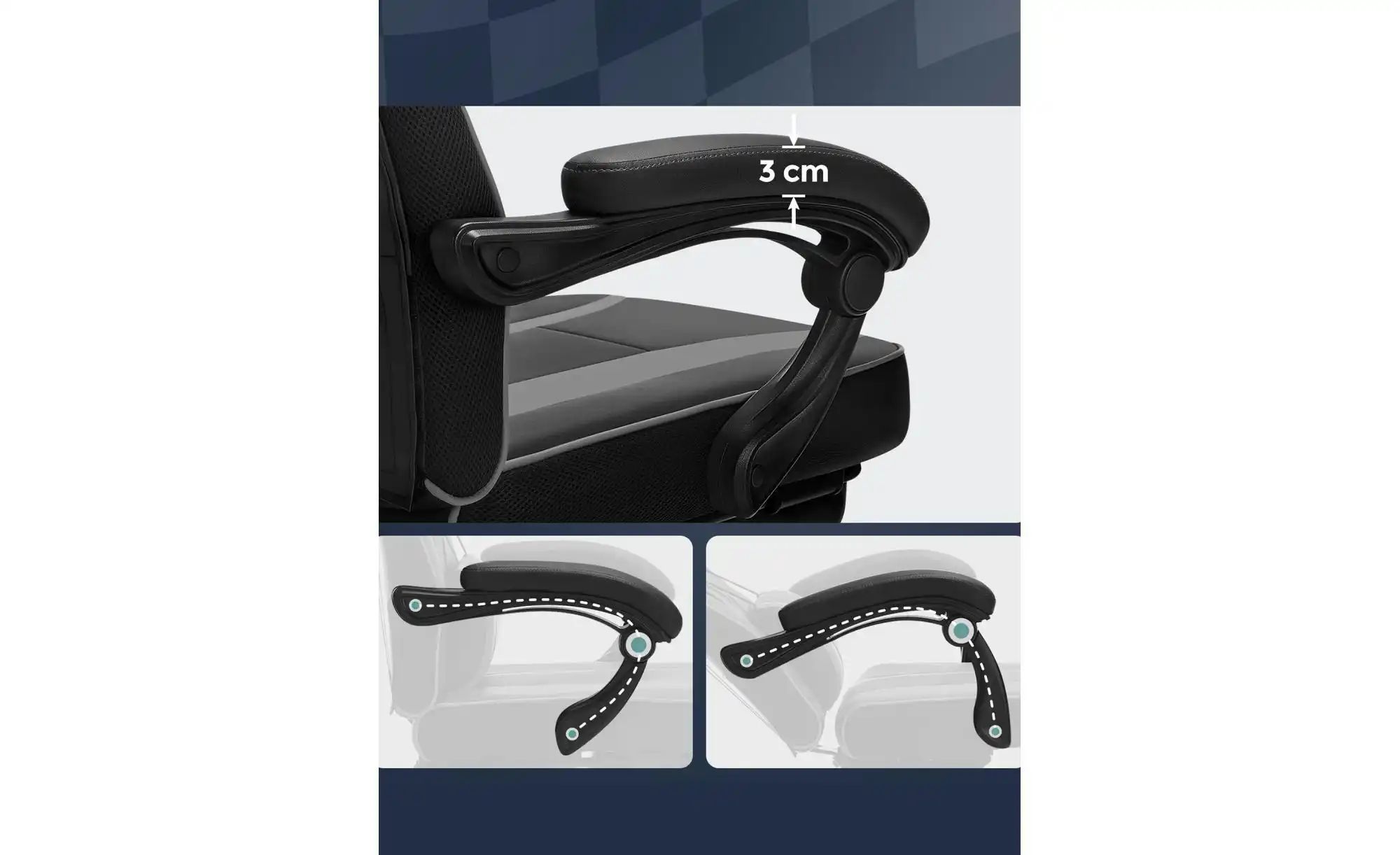 Thumbnail - Bürostuhl   ¦ schwarz ¦ Maße (cm): B: 70 H: 116 Stühle > Bürostühle - Höffner