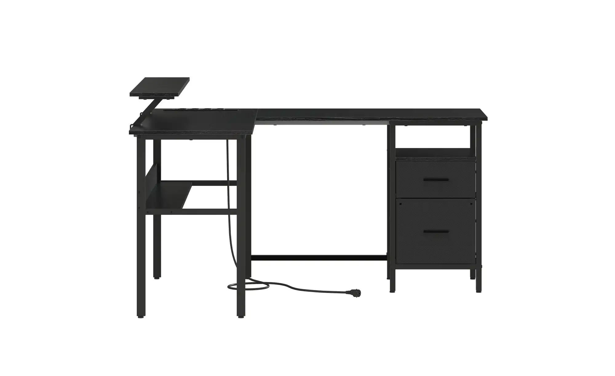 Computertisch   ¦ schwarz ¦ Maße (cm): B: 150 H: 90 Tische > Computertische günstig online kaufen