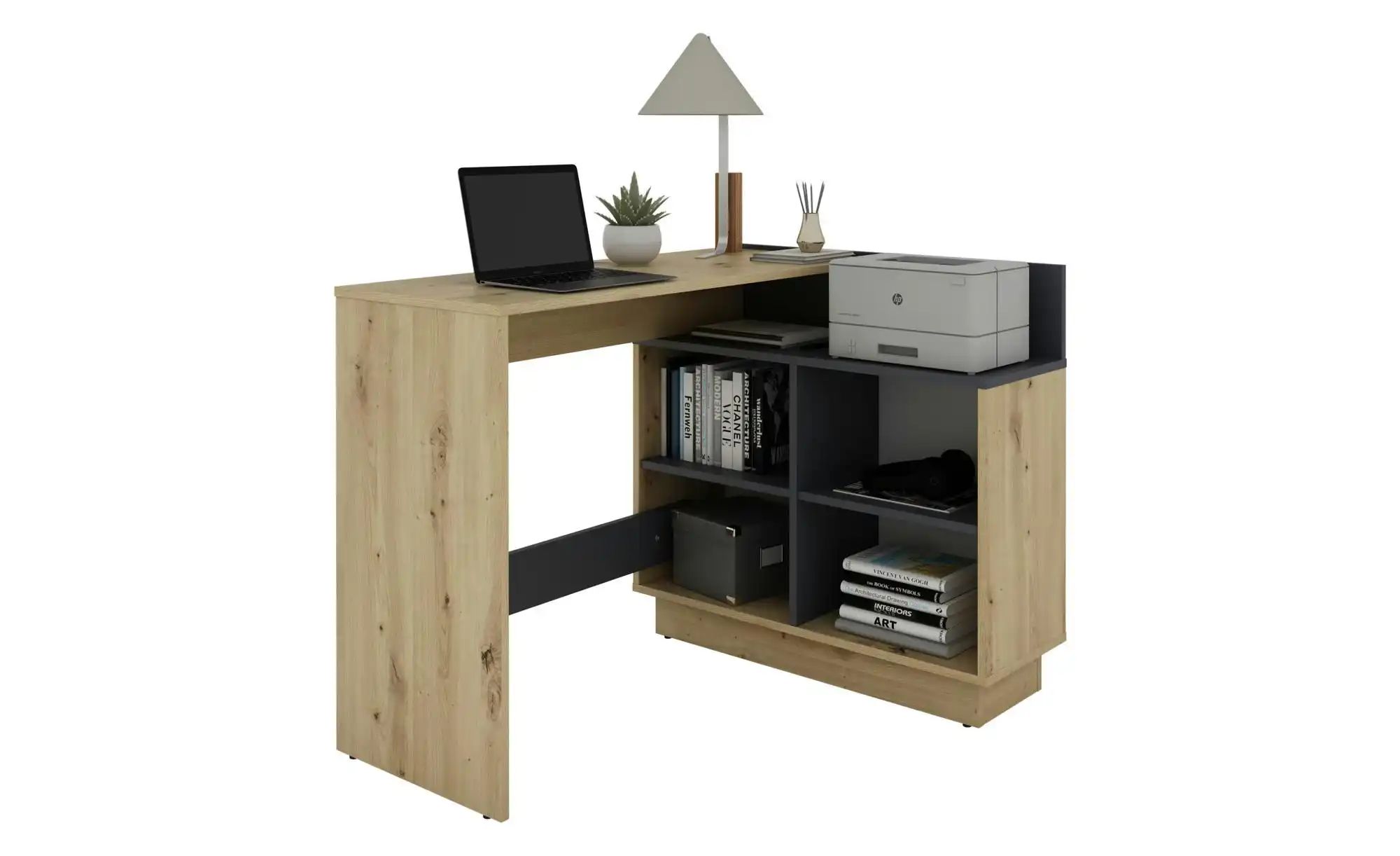 by Living Schreibtisch   ¦ braun ¦ Maße (cm): B: 112 H: 77,5 Tische > Compu günstig online kaufen