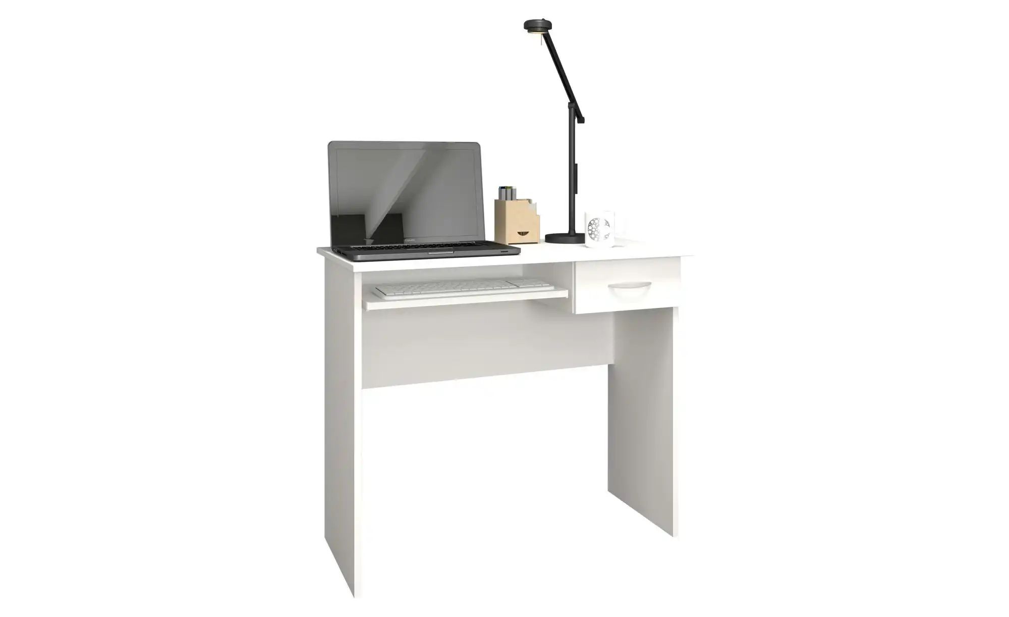 Schreibtisch   ¦ weiß ¦ Maße (cm): B: 85 H: 75 Tische > Schreibtische - Höf günstig online kaufen