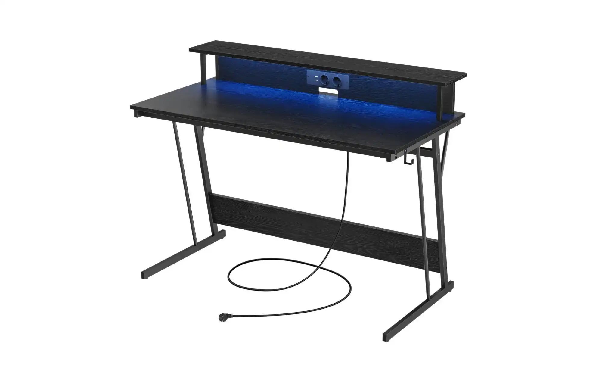 Schreibtisch   ¦ schwarz ¦ Maße (cm): B: 120 H: 91 Tische > Computertische günstig online kaufen