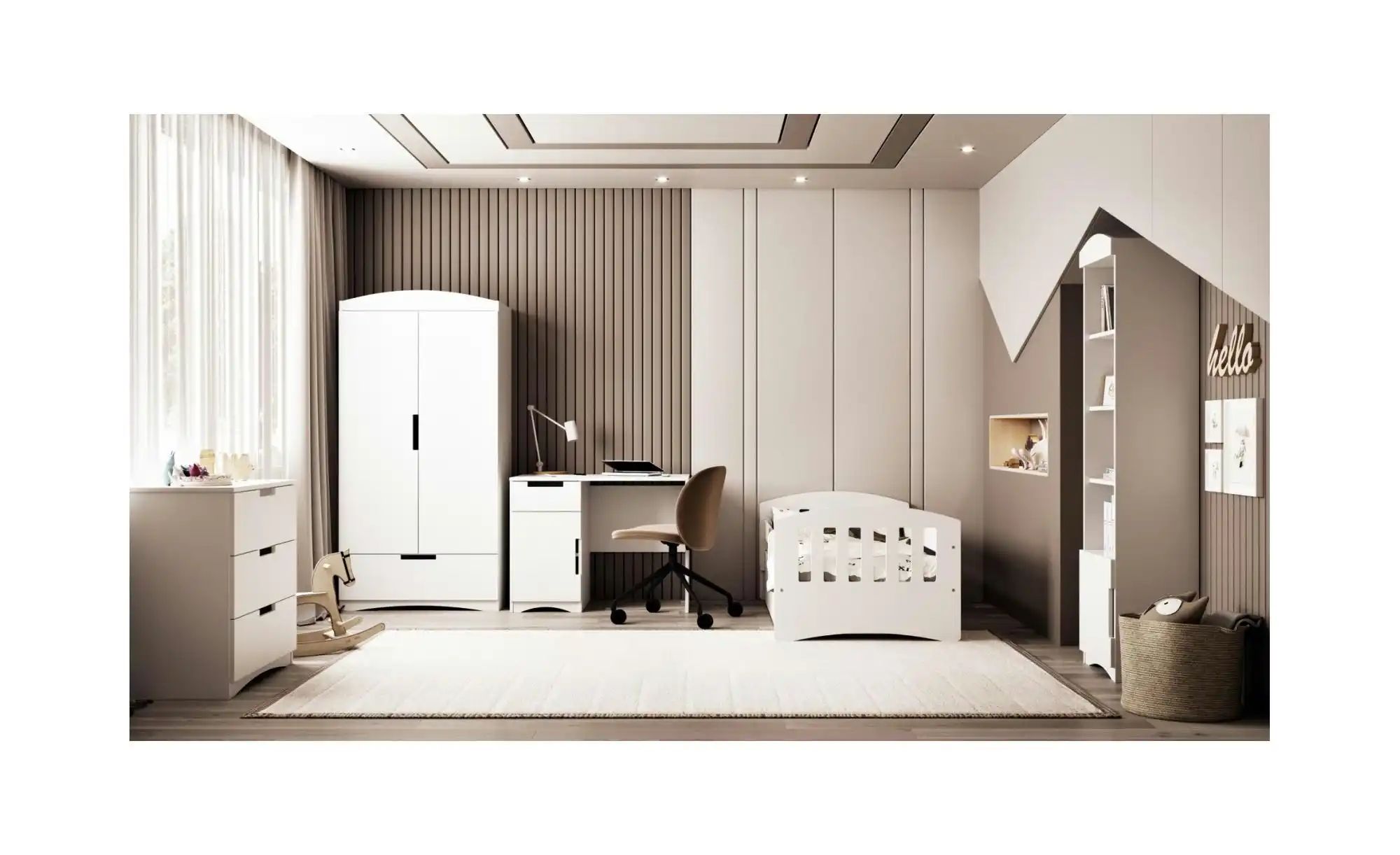 Thumbnail - Schreibtisch  Classic ¦ weiß ¦ Maße (cm): B: 60 H: 75,5 Kindermöbel > Kinderschreibtische - Höffner