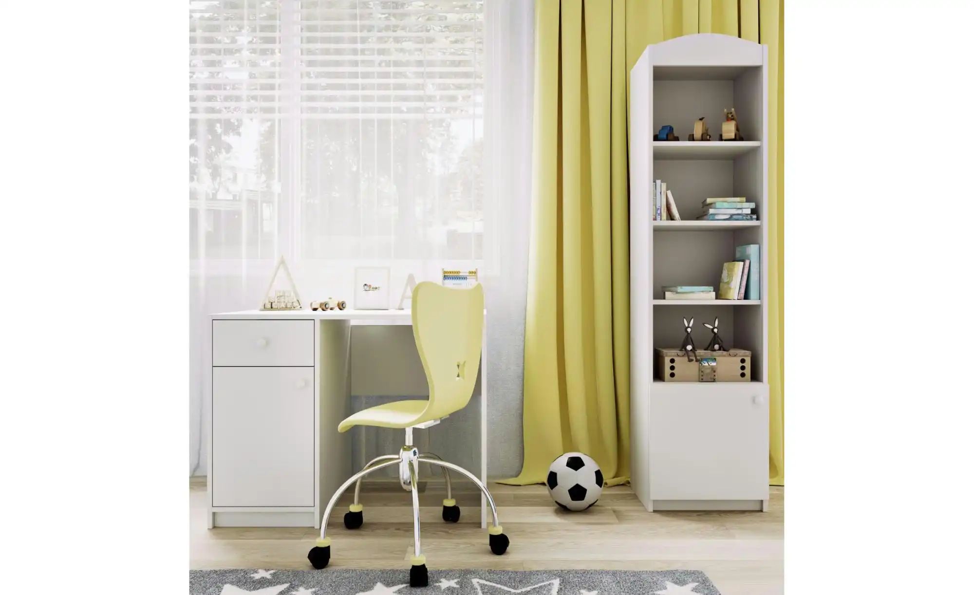 Thumbnail - Scheibtisch Babydreams ¦ weiß ¦ Maße (cm): B: 60 H: 75 Kindermöbel > Kinderschreibtische - Höffner