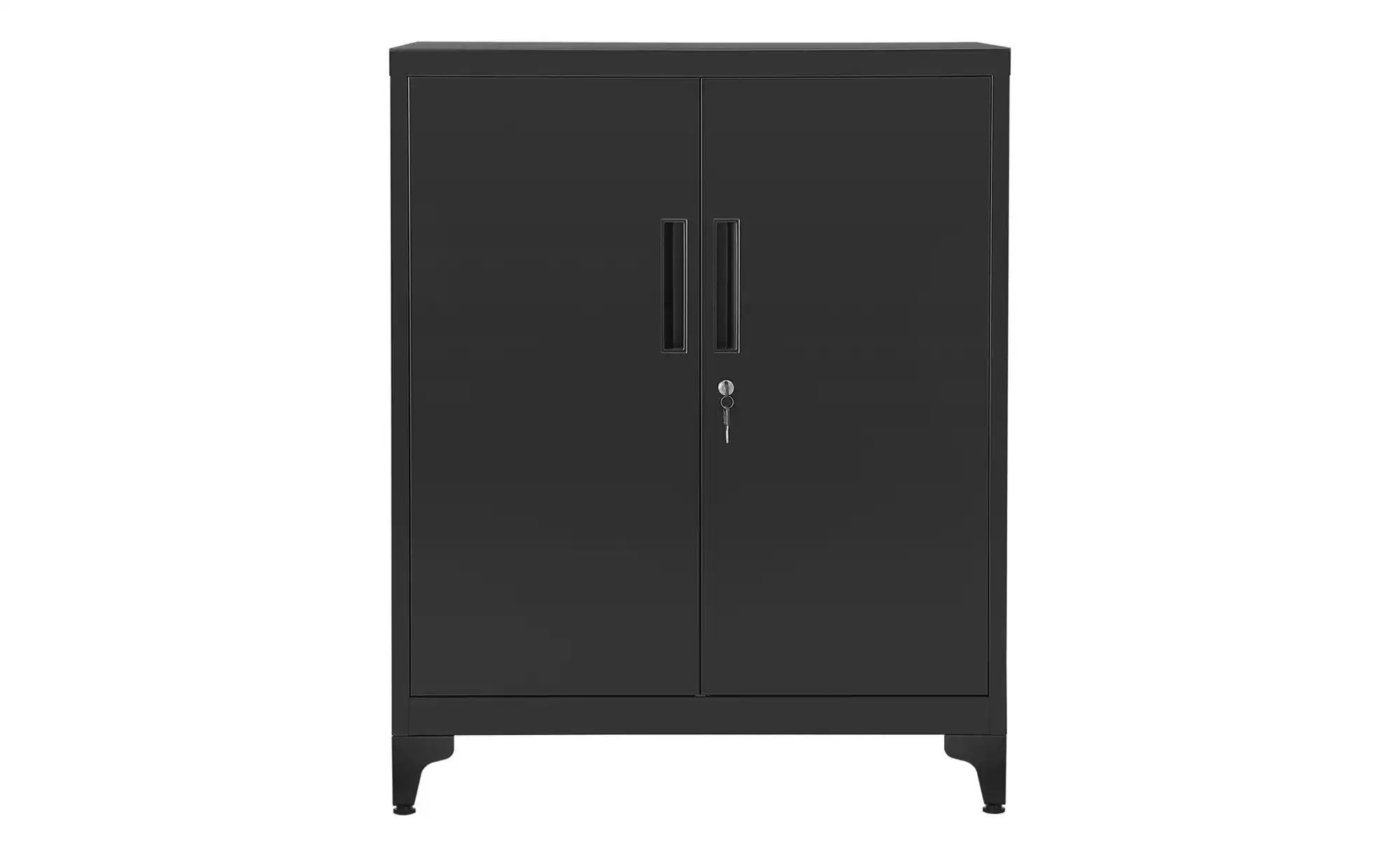 Aktenschrank   ¦ schwarz ¦ Maße (cm): B: 80 H: 99,9 Schränke > Aktenschränk günstig online kaufen