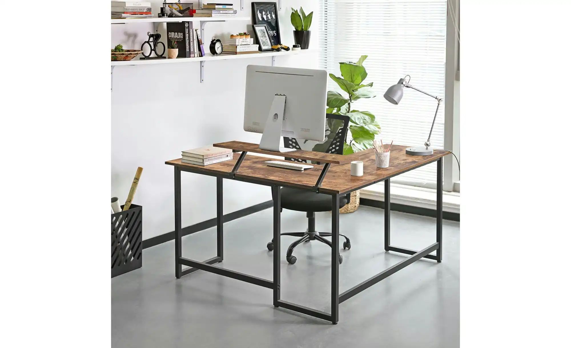 Schreibtisch   ¦ braun ¦ Maße (cm): B: 140 H: 76 Tische > Schreibtische - H günstig online kaufen