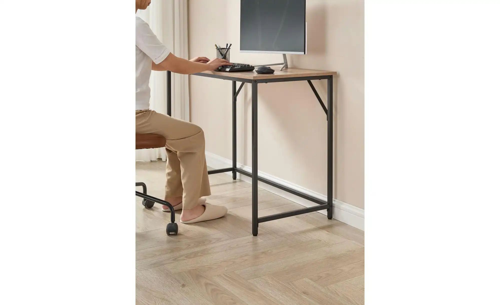 Schreibtisch   ¦ grau ¦ Maße (cm): B: 100 H: 76 Tische > Schreibtische - Hö günstig online kaufen