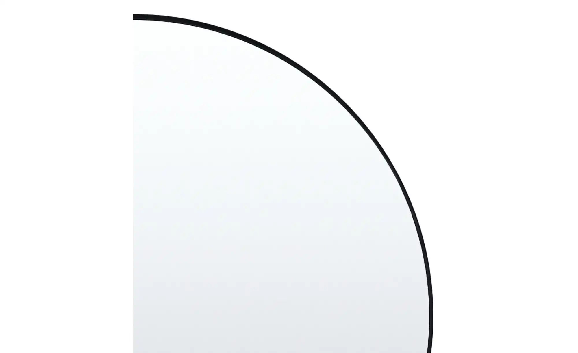Spiegel 40 cm  ¦ schwarz ¦ Glas,Aluminium,Metall ¦ Maße (cm): B: 40 H: 40 T günstig online kaufen