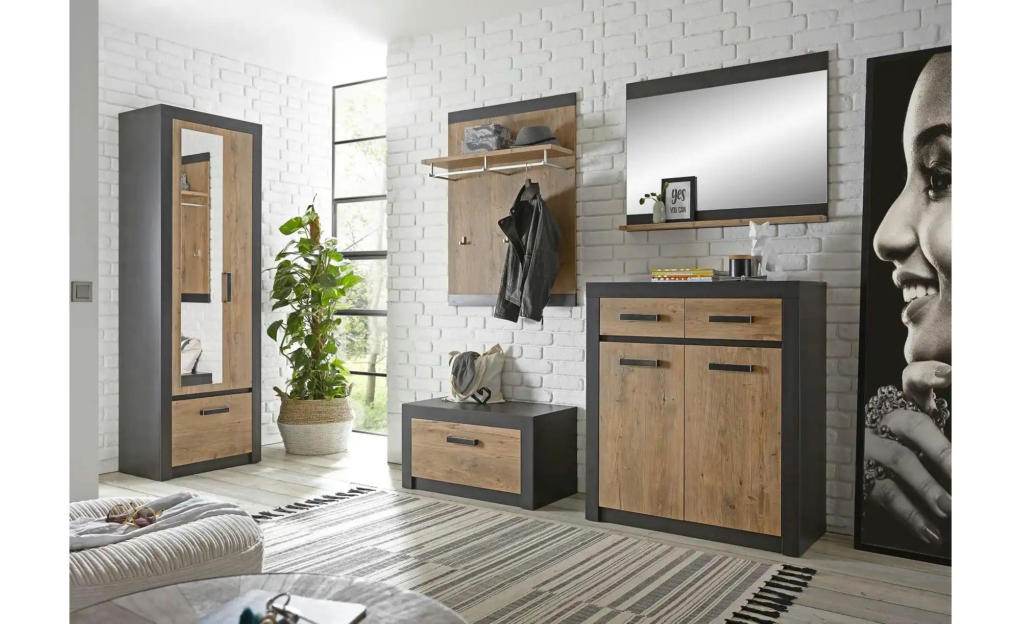 Spiegel  Balerma ¦ grau ¦ Holzwerkstoff ¦ Maße (cm): B: 92 H: 71 T: 10.0 Ga günstig online kaufen