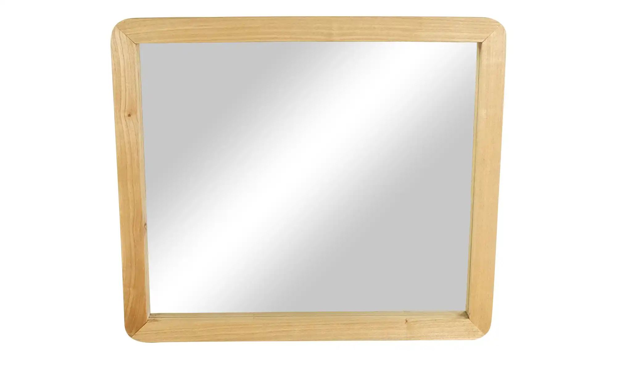 Spiegel  Mandrea ¦ holzfarben ¦ Holz,Glas ¦ Maße (cm): B: 80 H: 70 T: 3.0 G günstig online kaufen