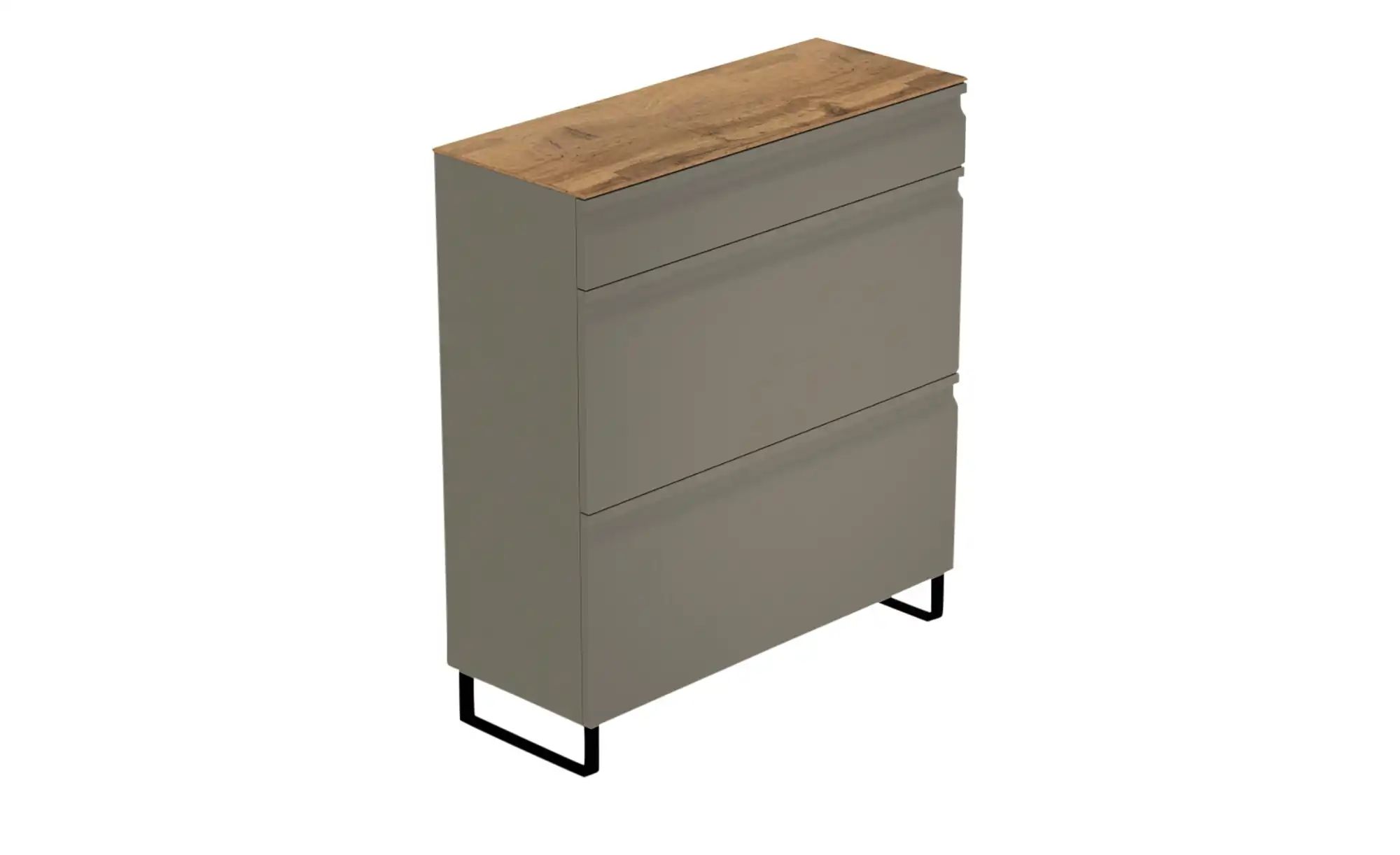 Thumbnail - Wohnwert Schuhschrank  Leo ¦ grau ¦ Maße (cm): B: 93 H: 104 T: 36.0 Garderoben & Kleiderstangen > Garderoben Schuhschrän...