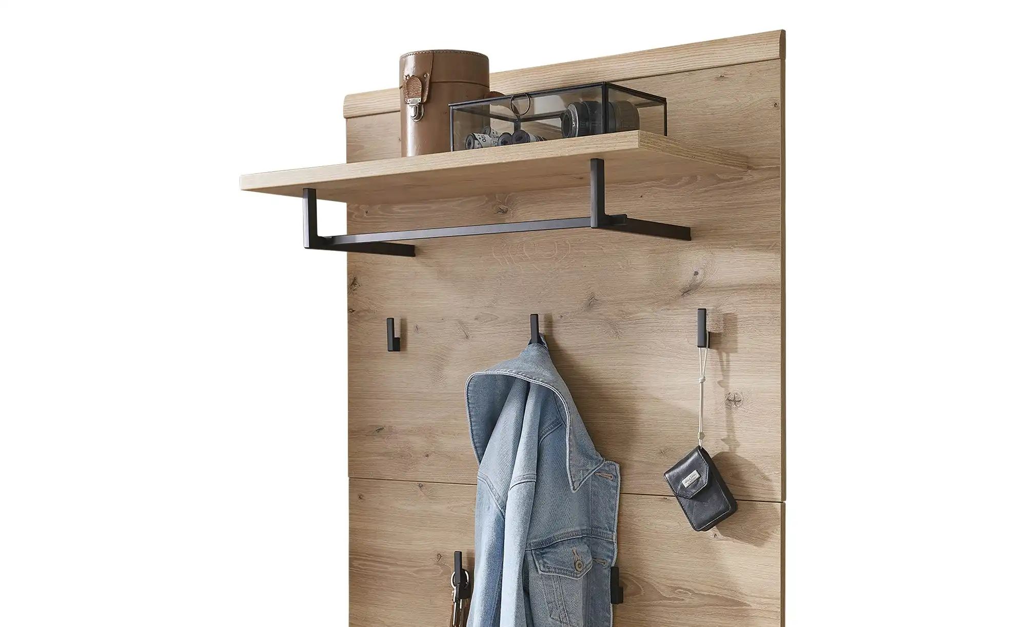 uno Garderobenpaneel  Bari ¦ holzfarben ¦ Massivholz,Holzwerkstoff ¦ Maße ( günstig online kaufen