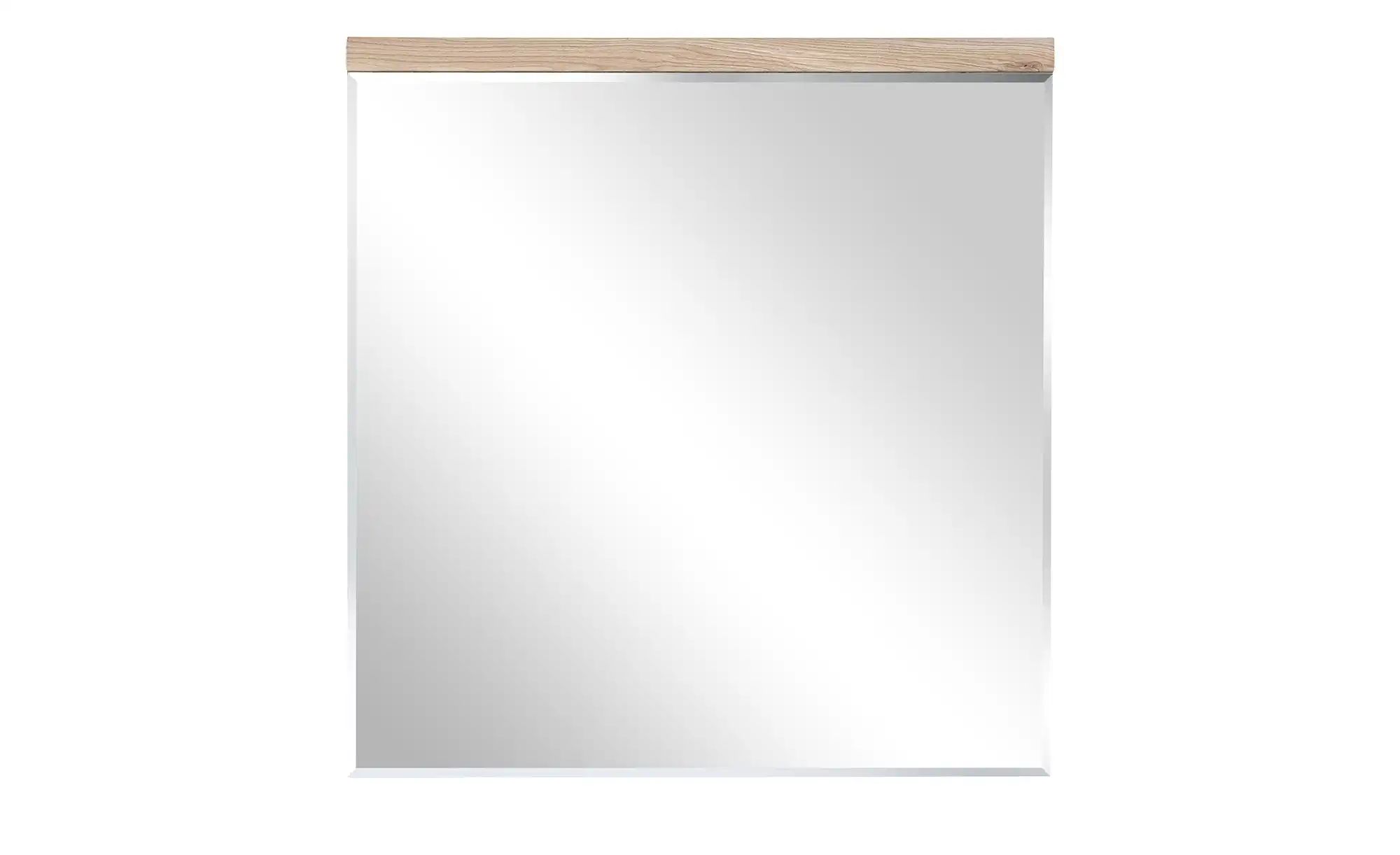uno Spiegel 80 x 85 cm Bari ¦ holzfarben ¦ Glas,Aluminium,Massivholz ¦ Maße günstig online kaufen