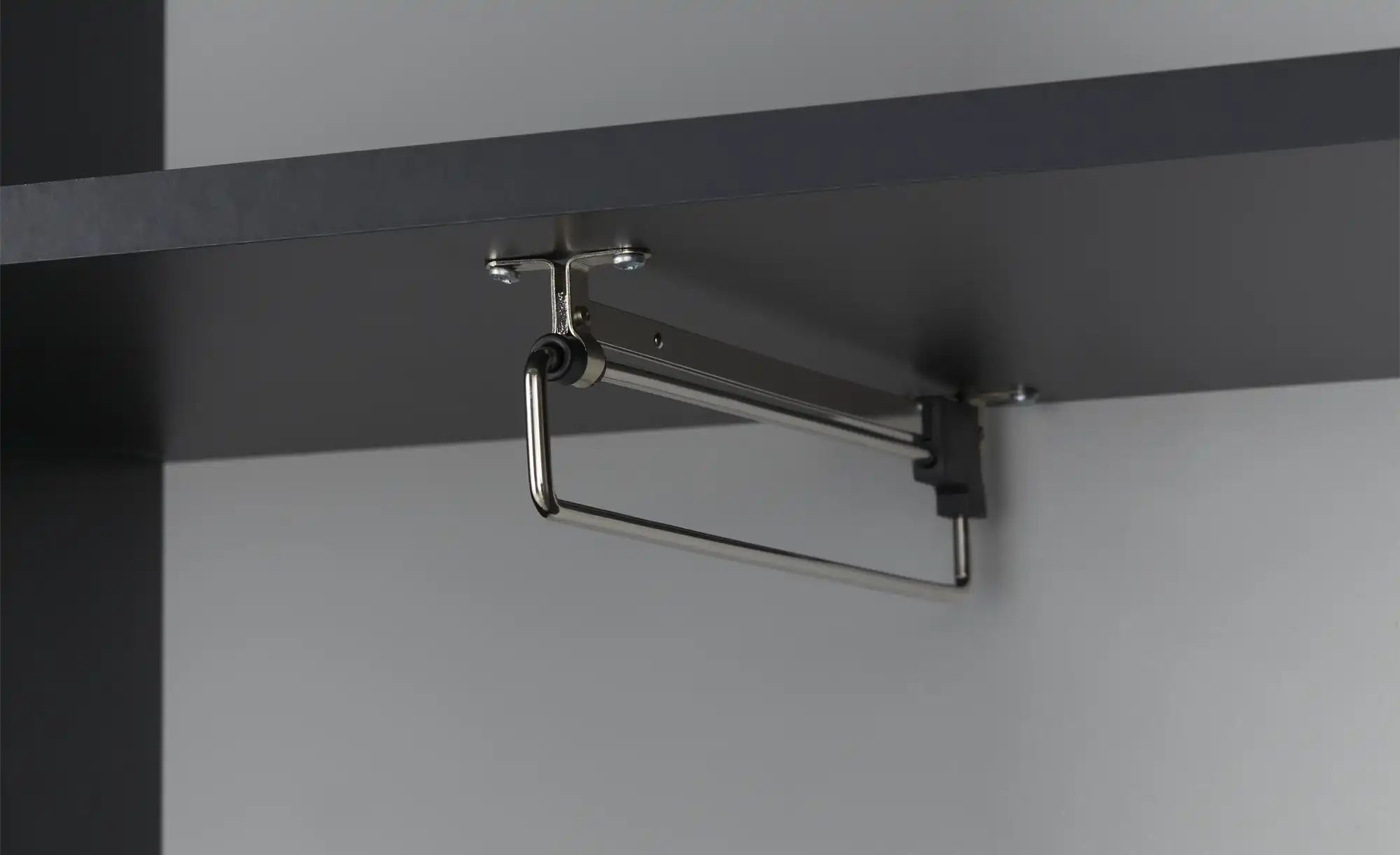 Thumbnail - Garderobenschrank  Pinto ¦ grau ¦ Maße (cm): B: 60,3 H: 200 T: 38.0 Schränke > Dielenschränke - Höffner