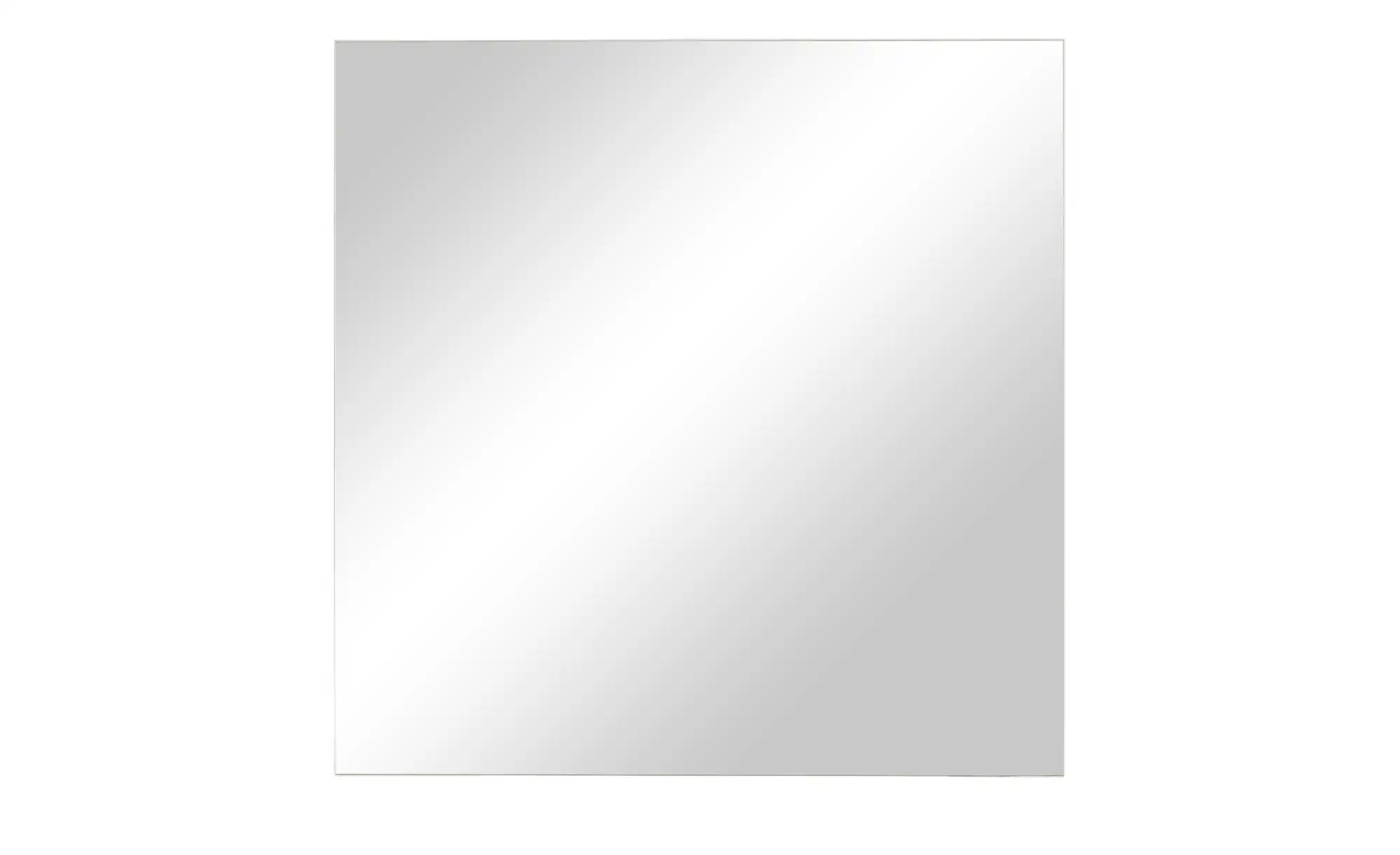 Spiegel 87 1 x 87 8 cm Pinto ¦ weiß ¦ Glas,Aluminium,Holzwerkstoff ¦ Maße ( günstig online kaufen