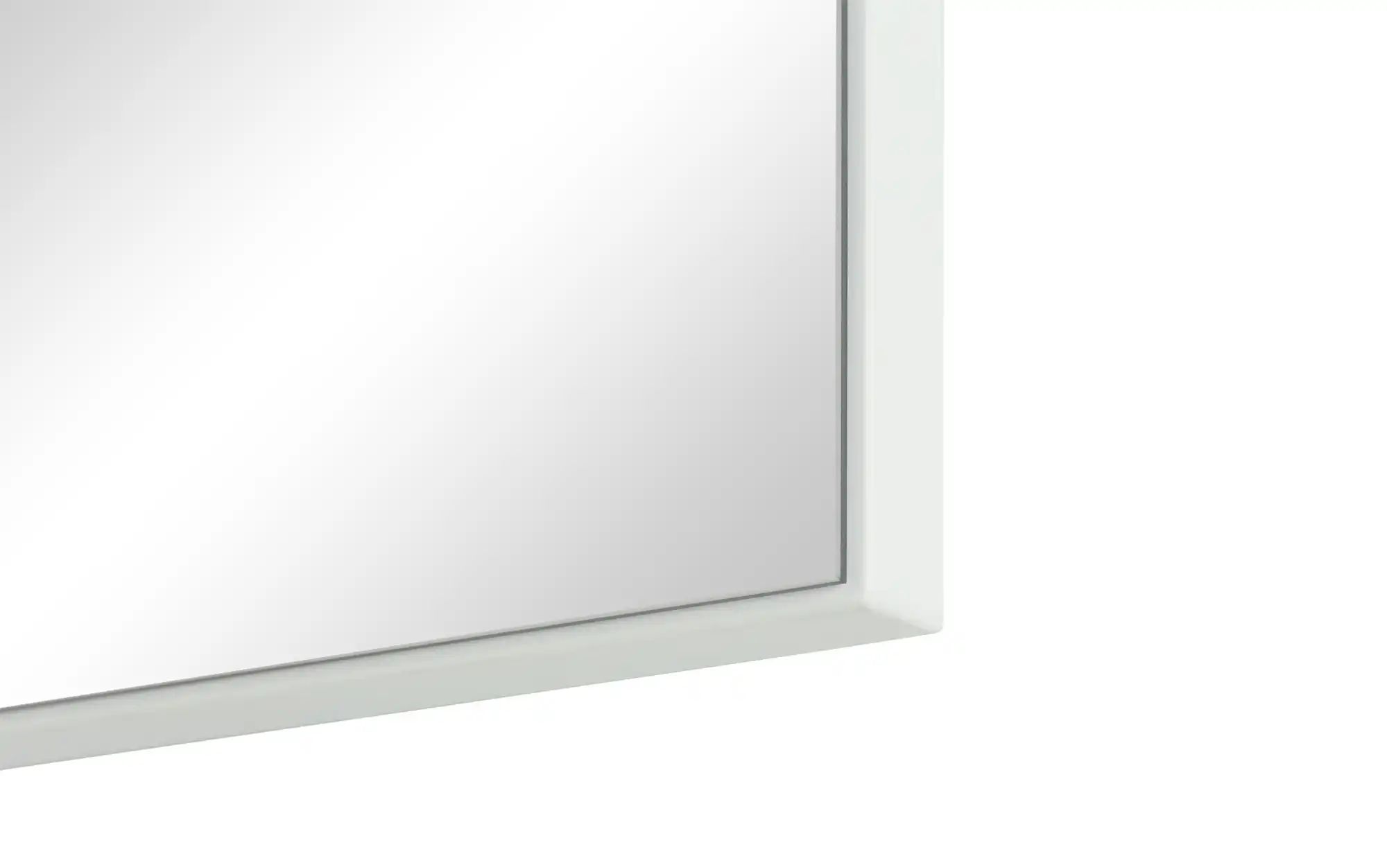 Thumbnail - Spiegel 87 1 x 87 8 cm Pinto ¦ weiß ¦ Glas,Aluminium,Holzwerkstoff ¦ Maße (cm): B: 87,1 H: 87,8 T: 2.5 Garderoben & Klei...