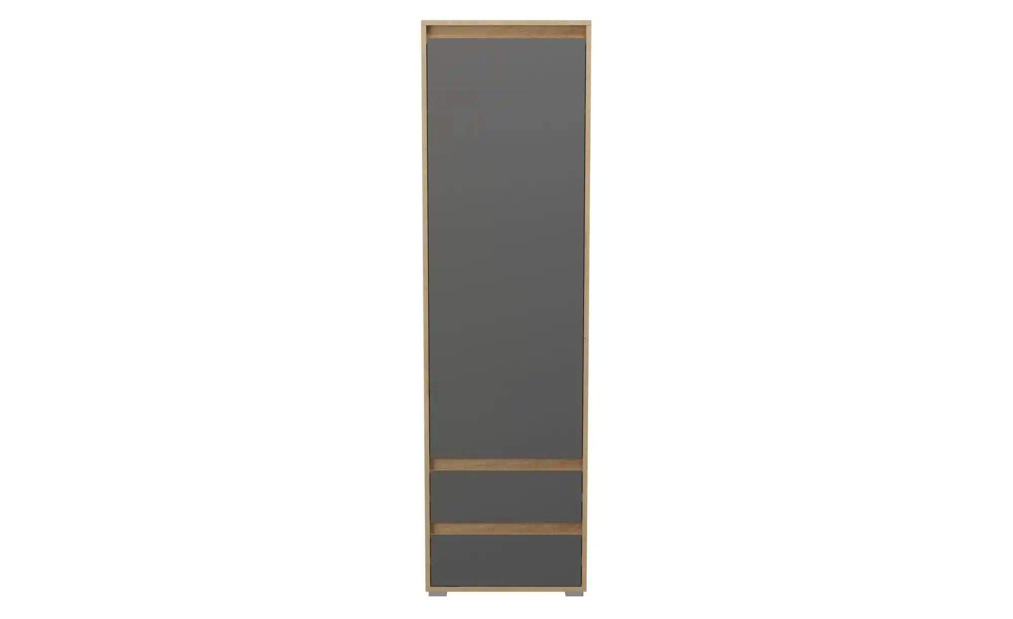 Garderobenschrank  Torino ¦ grau ¦ Maße (cm): B: 54 H: 190 T: 35.0 Schränke günstig online kaufen