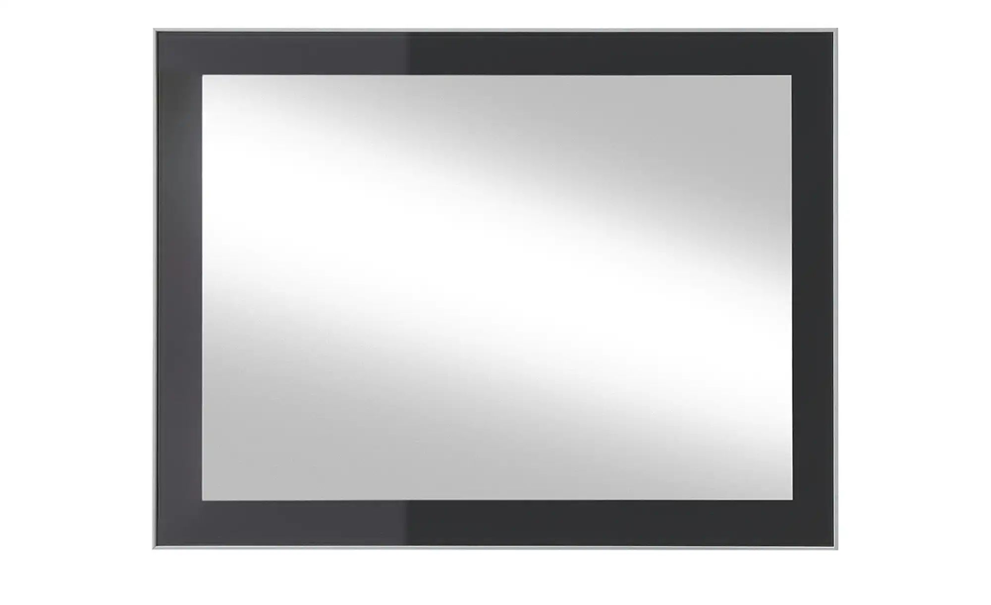 Spiegel 80 x 60 cm Duna ¦ grau ¦ Glas,Aluminium,Holzwerkstoff ¦ Maße (cm): günstig online kaufen