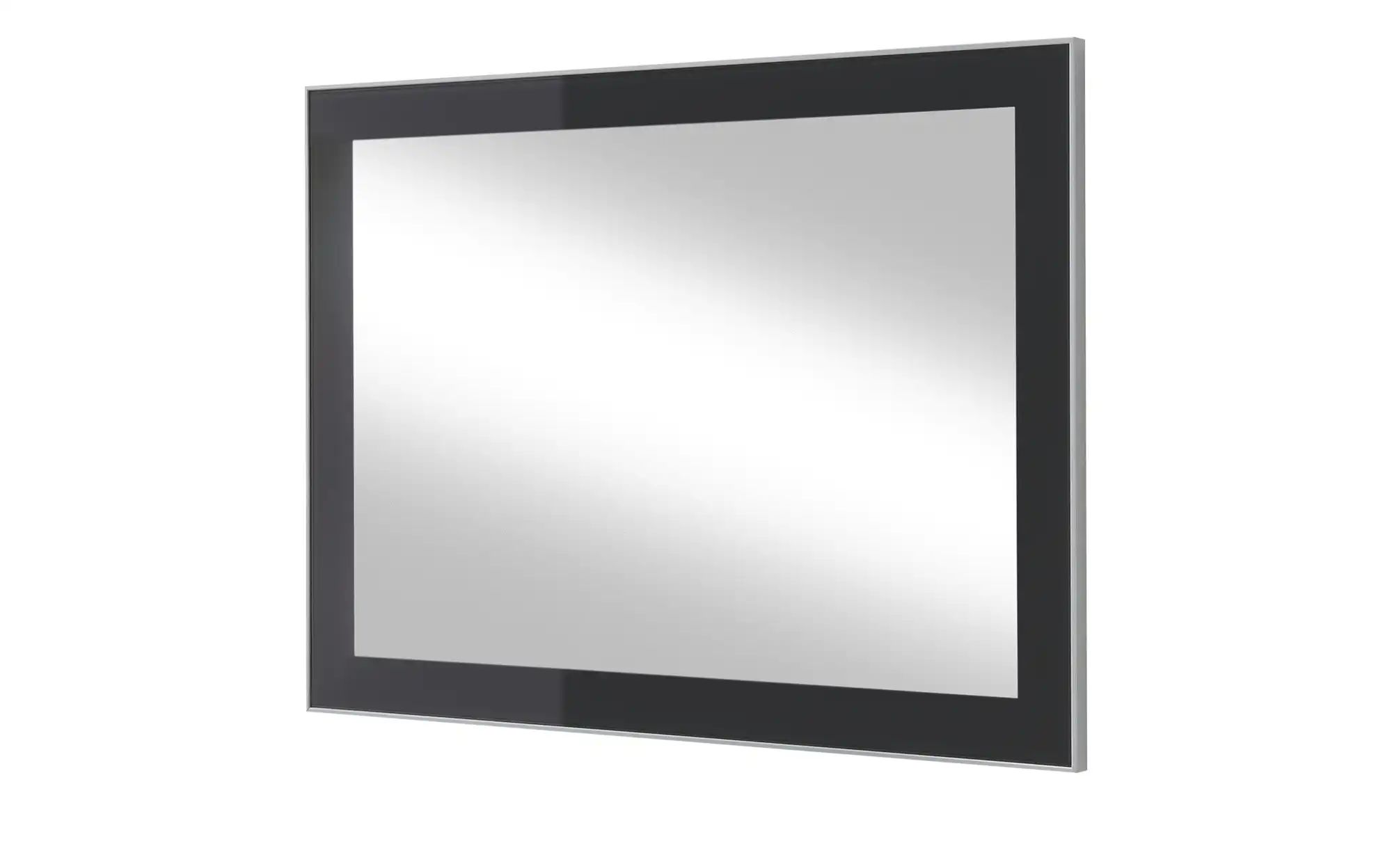 Spiegel 80 x 60 cm Duna ¦ grau ¦ Glas,Aluminium,Holzwerkstoff ¦ Maße (cm): günstig online kaufen