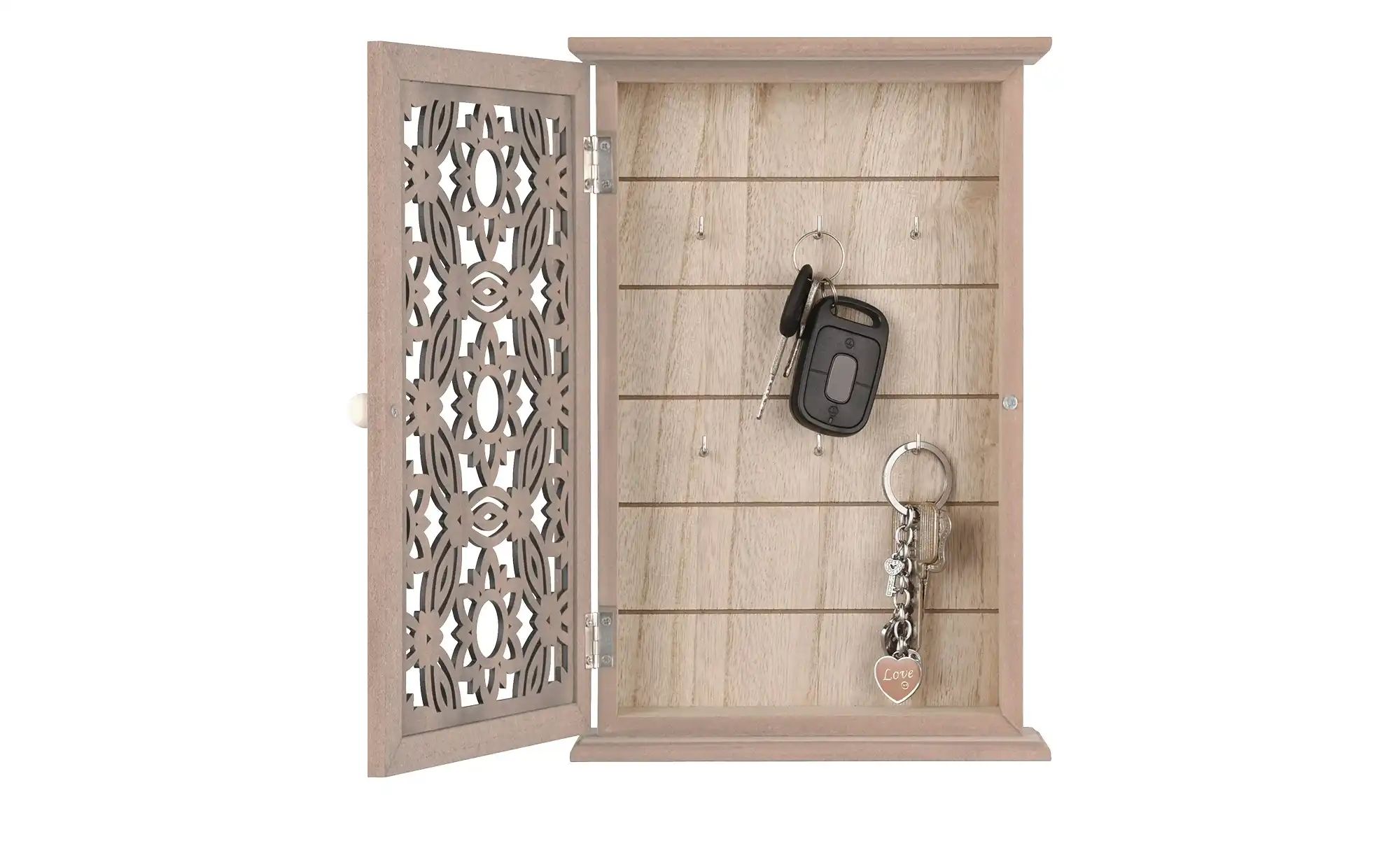 Thumbnail - Schlüsselkasten Mileto ¦ holzfarben ¦ Holzwerkstoff ¦ Maße (cm): B: 20 H: 30 T: 7.0 Aufbewahrung > Schlüsselkästen - Hö...