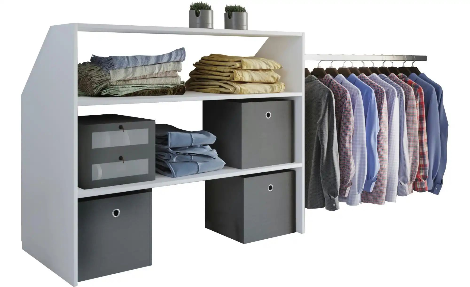 VCM Kleiderschrank Offener Kleiderschrank Dachschrägen Regal günstig online kaufen
