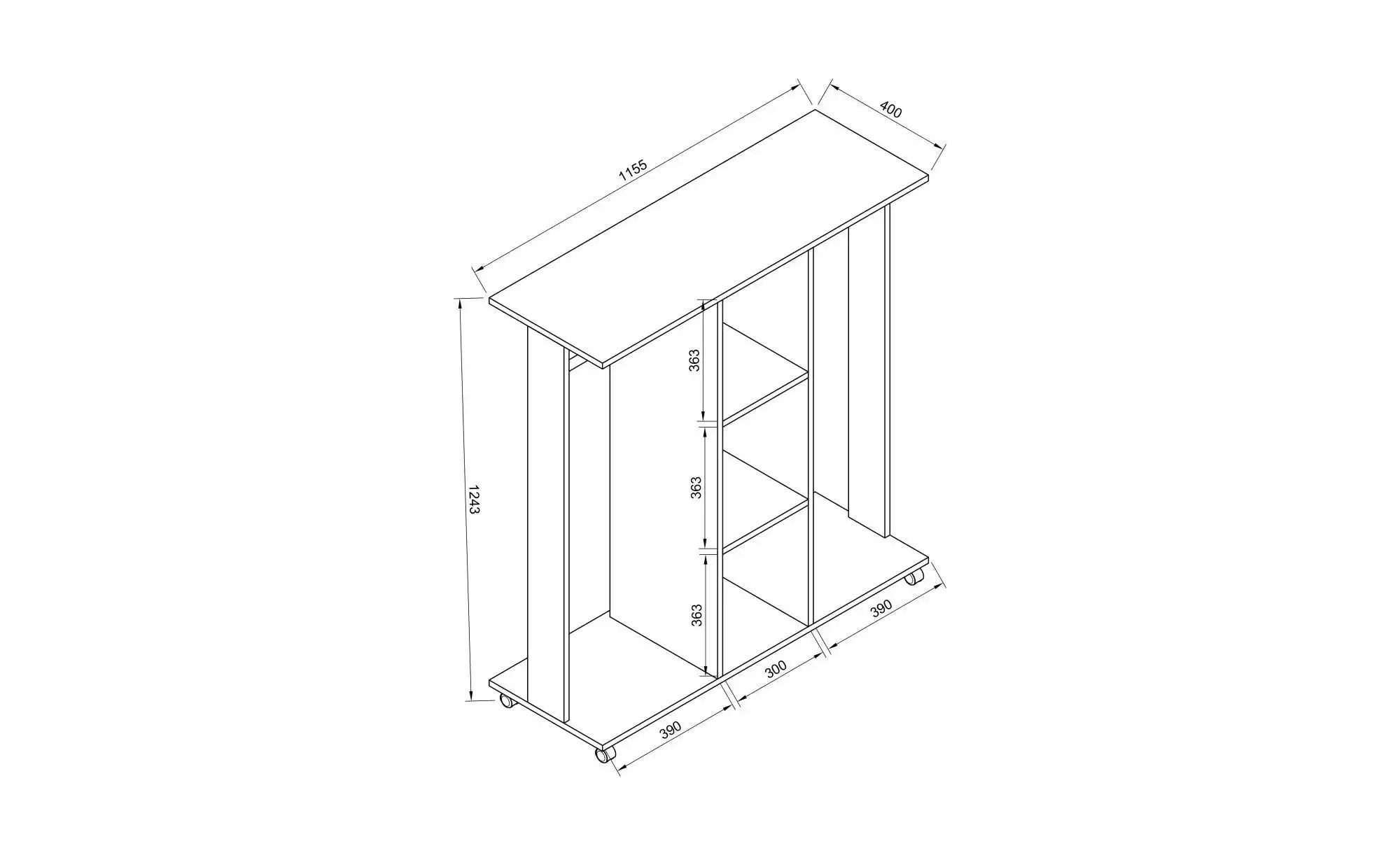 VCM Kleiderschrank Offener begehbarer Kleiderschrank Regal Ralosa (1-St) günstig online kaufen