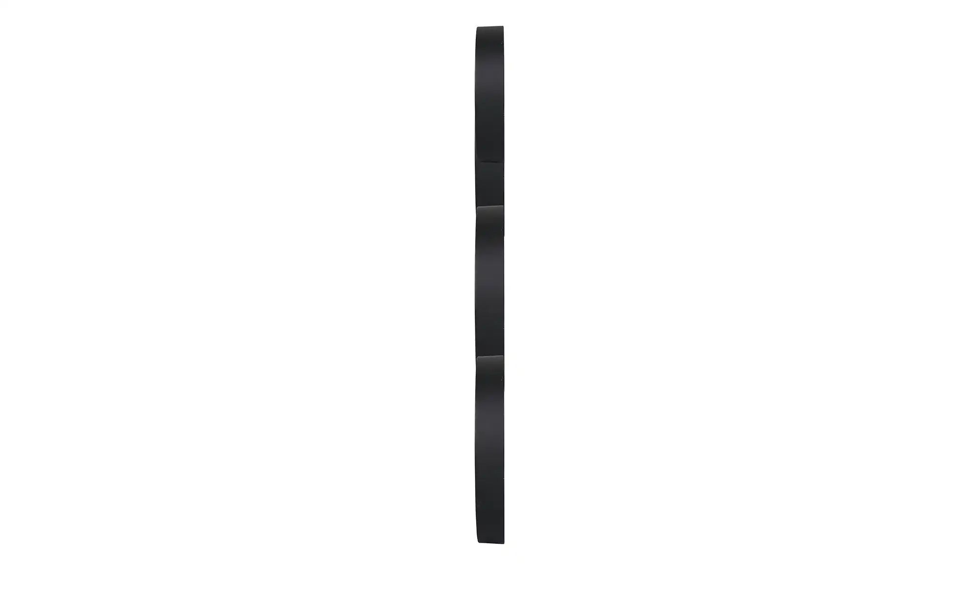 Dekospiegel 5er Set  Capovalle ¦ schwarz ¦ Glas,Kunststoff Ø: 25 Accessoire günstig online kaufen