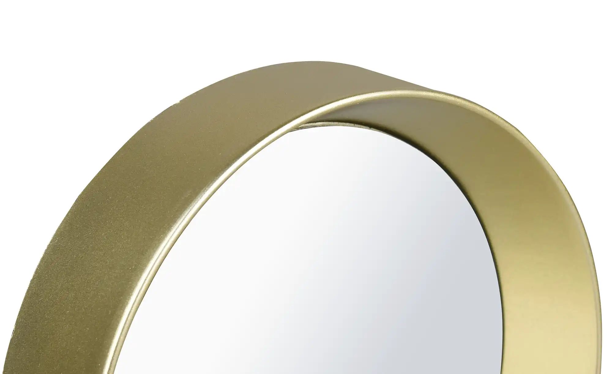 Dekospiegel 5er Set  Capovalle ¦ gold ¦ Glas,Kunststoff Ø: 25 Accessoires > günstig online kaufen