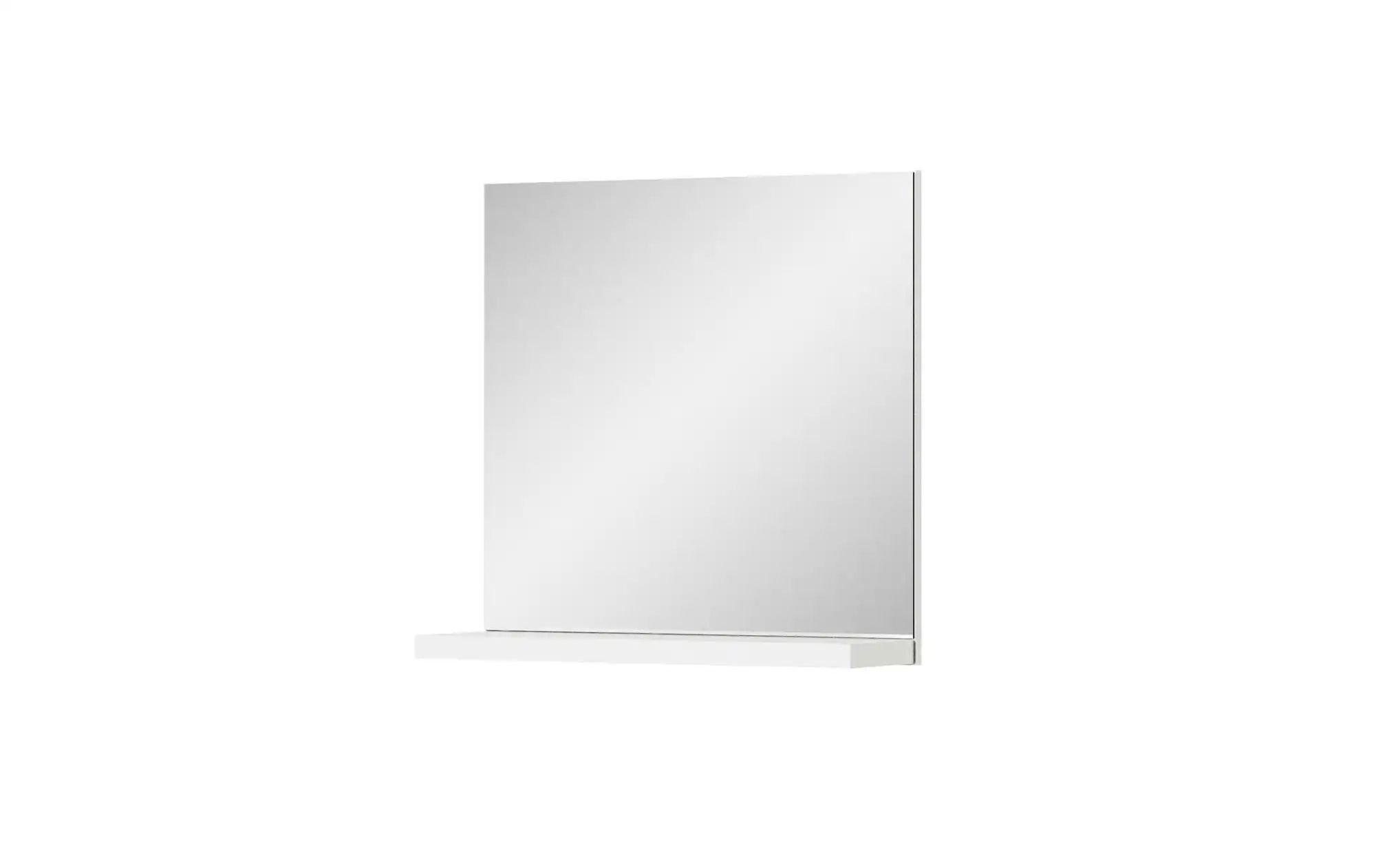 uno Spiegel 60 x 59 cm  ¦ weiß ¦ Holzwerkstoff,Aluminium,Glas ¦ Maße (cm): günstig online kaufen