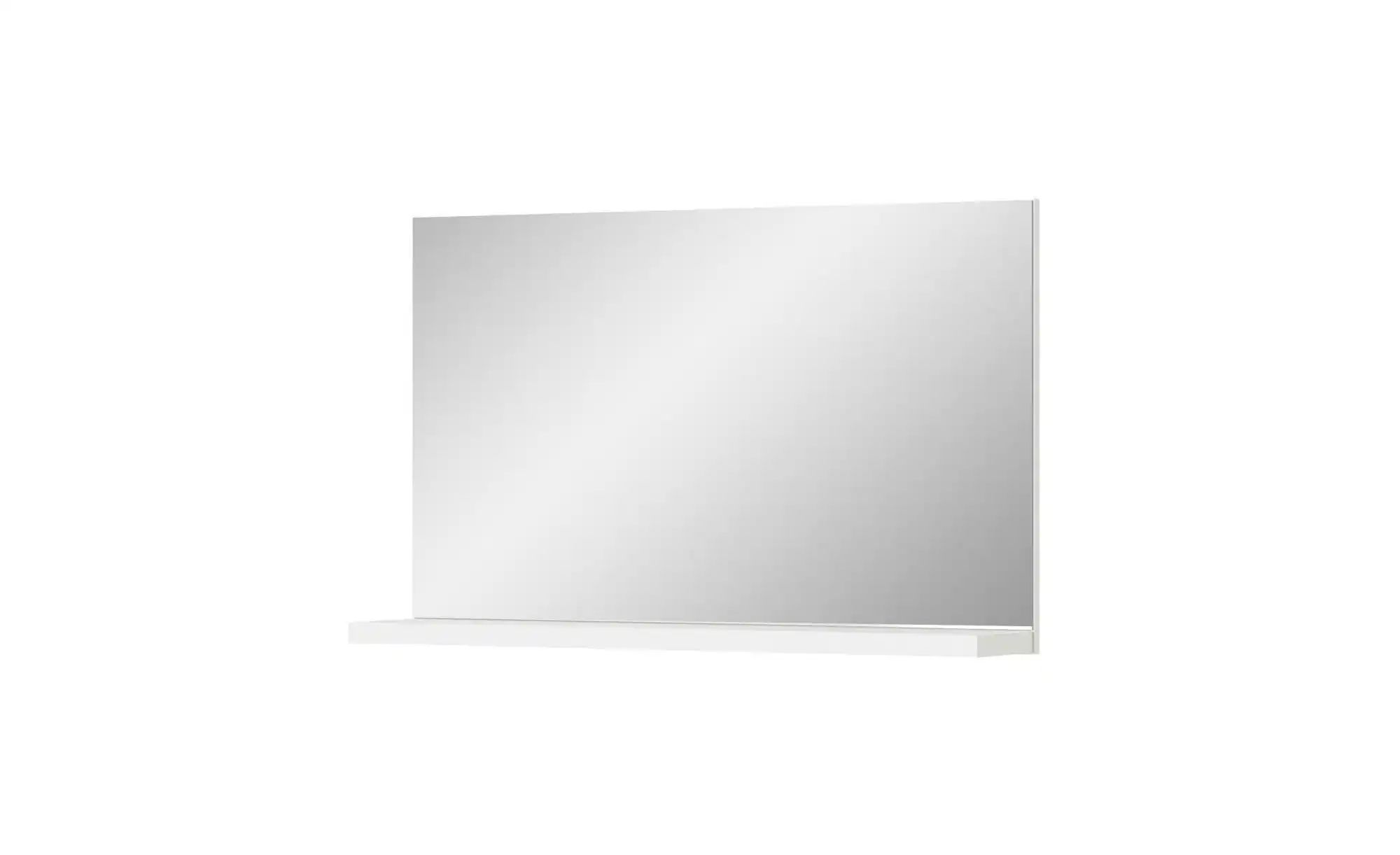 uno Spiegel 95 x 59 cm  ¦ weiß ¦ Holzwerkstoff,Aluminium,Glas ¦ Maße (cm): günstig online kaufen