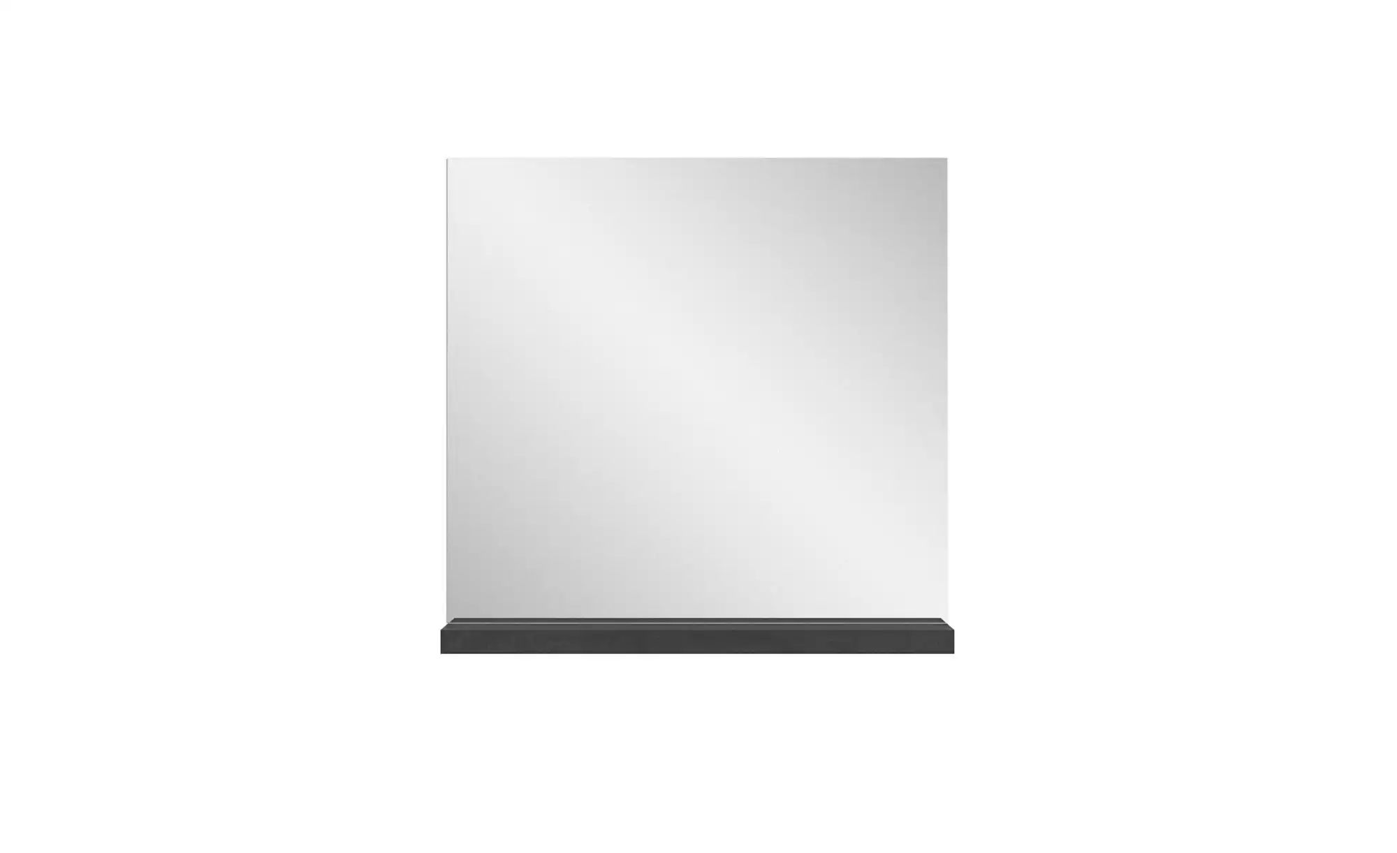 uno Spiegel 60 x 59 cm  ¦ grau ¦ Holzwerkstoff,Aluminium,Glas ¦ Maße (cm): günstig online kaufen