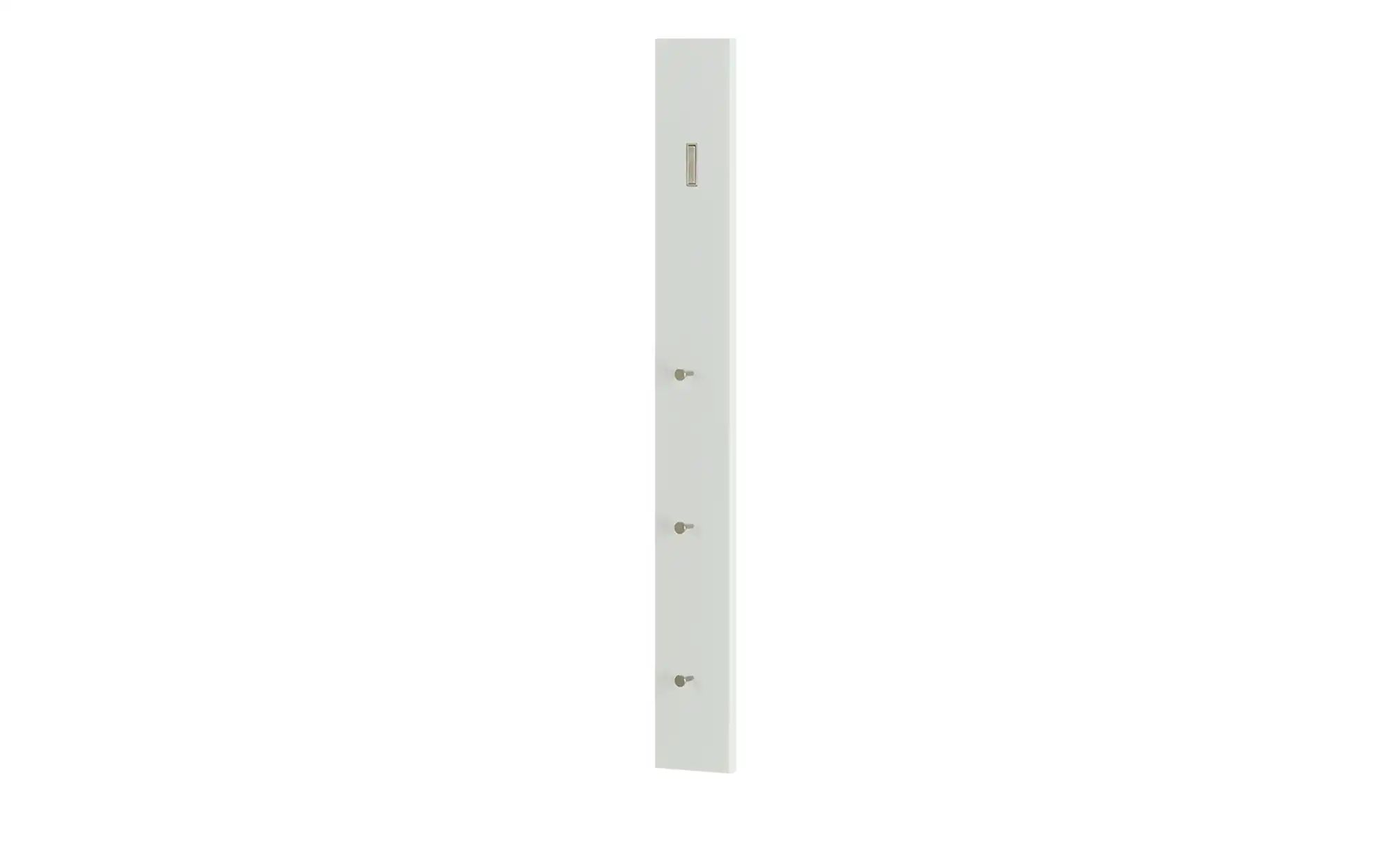 Garderobenpaneel  Daone ¦ weiß ¦ Holzwerkstoff ¦ Maße (cm): B: 14 H: 120 T: günstig online kaufen