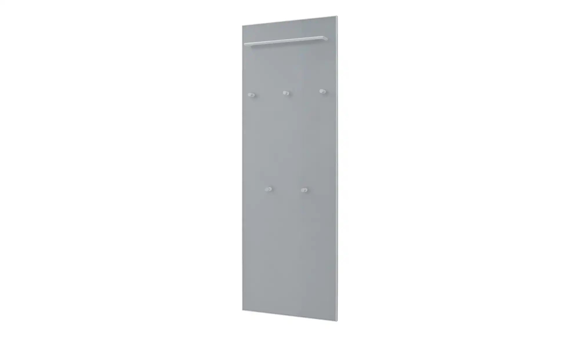 Garderobenpaneel  Xena ¦ grau ¦ Holzwerkstoff,Glas ¦ Maße (cm): B: 60 H: 17 günstig online kaufen
