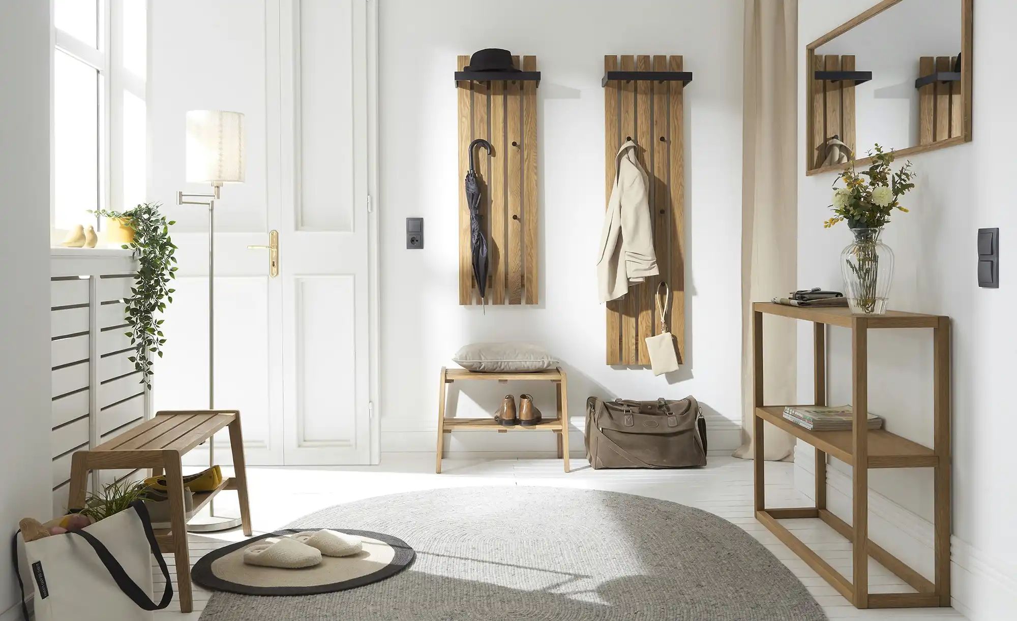 Garderobenbank  Mörlen ¦ holzfarben ¦ Maße (cm): B: 80 H: 45 T: 36.0 Bänke günstig online kaufen