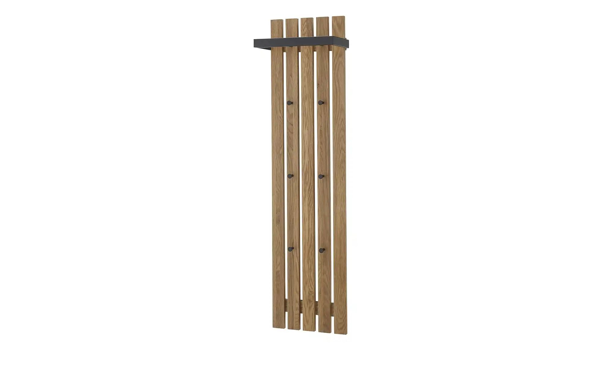 Garderobenpaneel  Mörlen ¦ holzfarben ¦ Massivholz,Metall ¦ Maße (cm): B: 4 günstig online kaufen