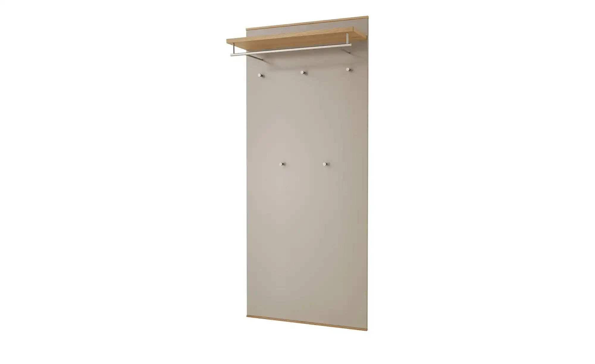 Garderobenpaneel  Longo ¦ beige ¦ Holzwerkstoff, Hartholz ¦ Maße (cm): B: 8 günstig online kaufen