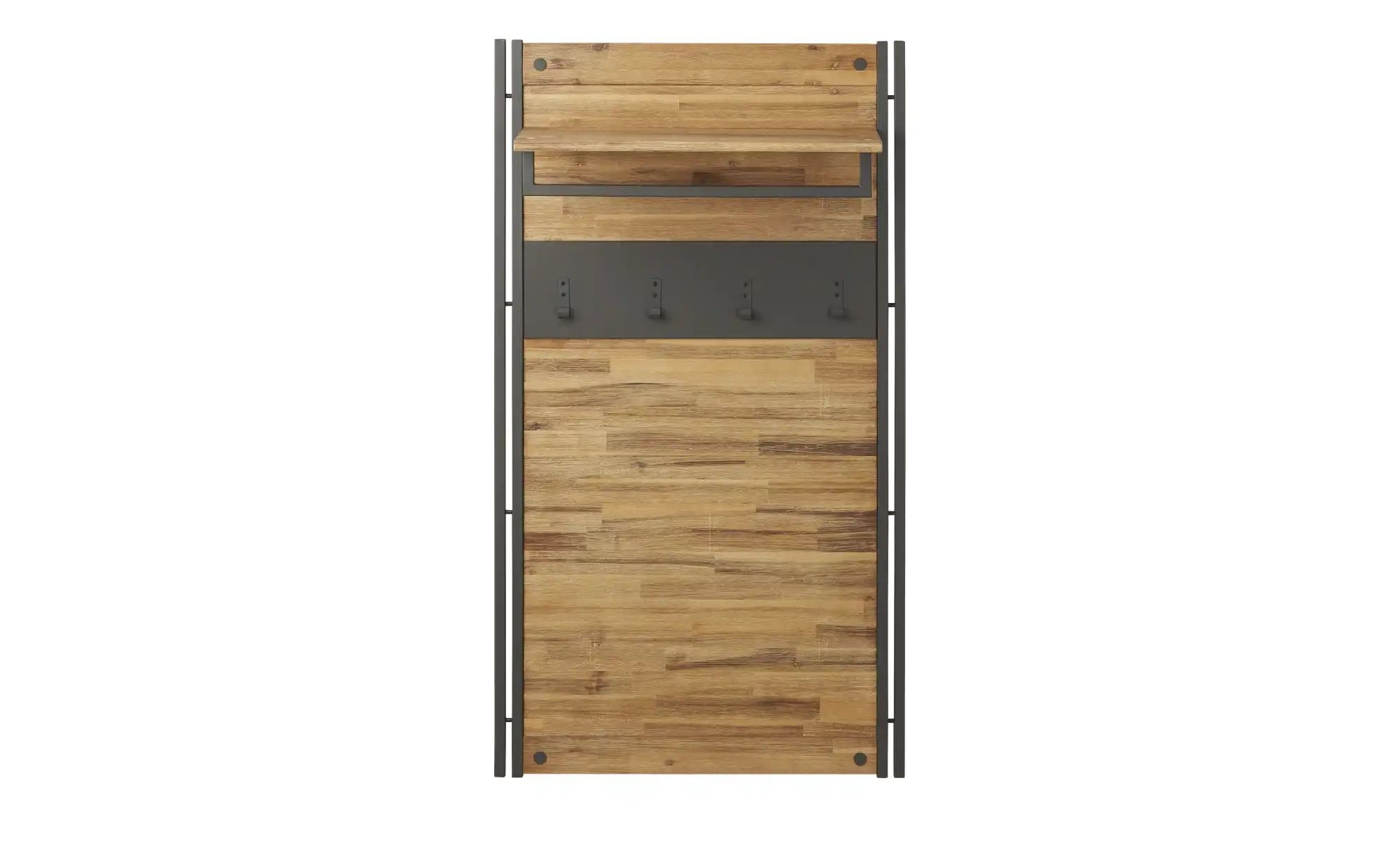 Garderobenpaneel  Detroit ¦ holzfarben ¦ Massivholz,Metall ¦ Maße (cm): B: günstig online kaufen